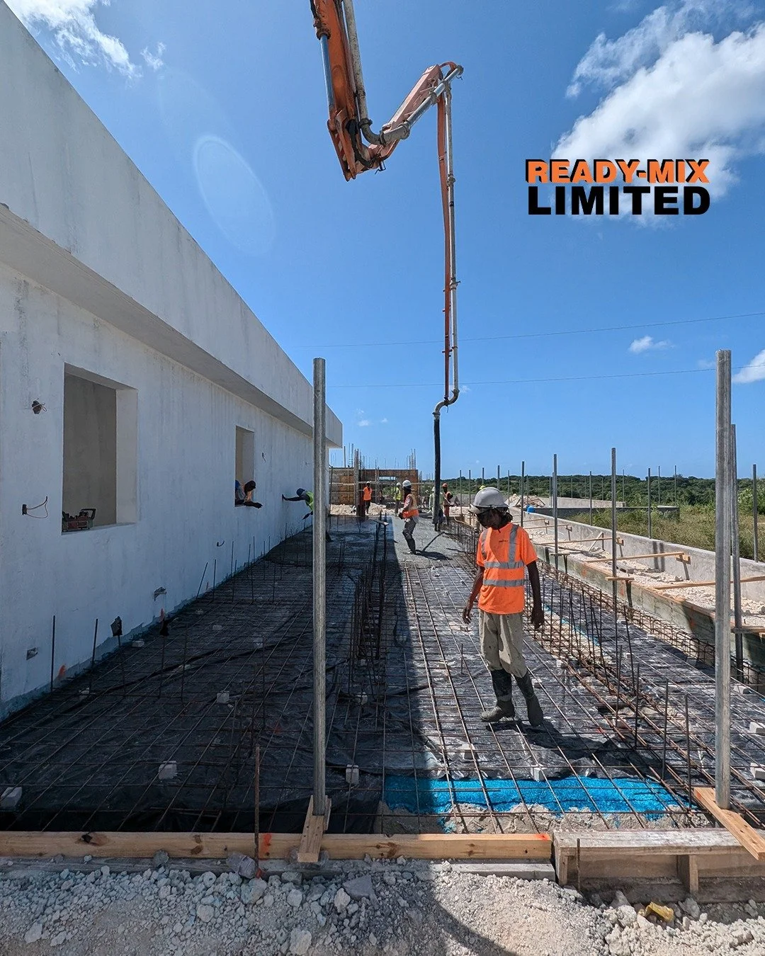 Preparation is key to a smooth pour. Our team ensures the site is ready for the concrete pump!

Interested in learning more for your next project?
☎️: +1-246-436-3952
💻: www.readymixbarbados.com

#ReadyMixBarbados #BuildWithReadyMix #Concrete #Const