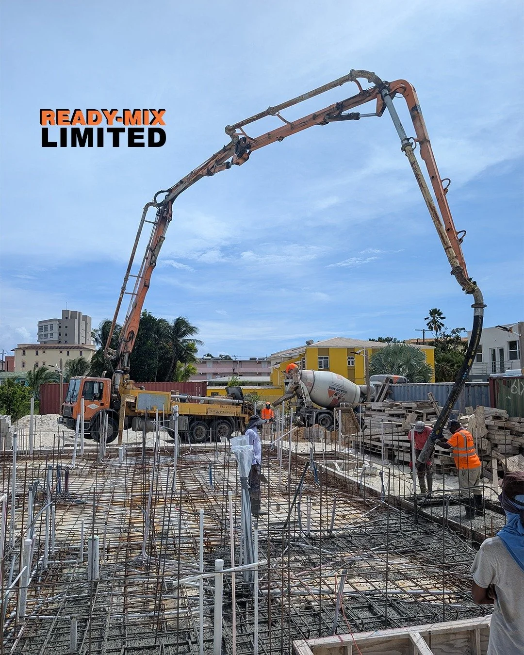 Concrete pumps make placement faster, cleaner, and more accurate on site.

Interested in learning more for your next project?
☎️: +1-246-436-3952
💻: www.readymixbarbados.com

#ReadyMixBarbados #BuildWithReadyMix #Concrete #Construction