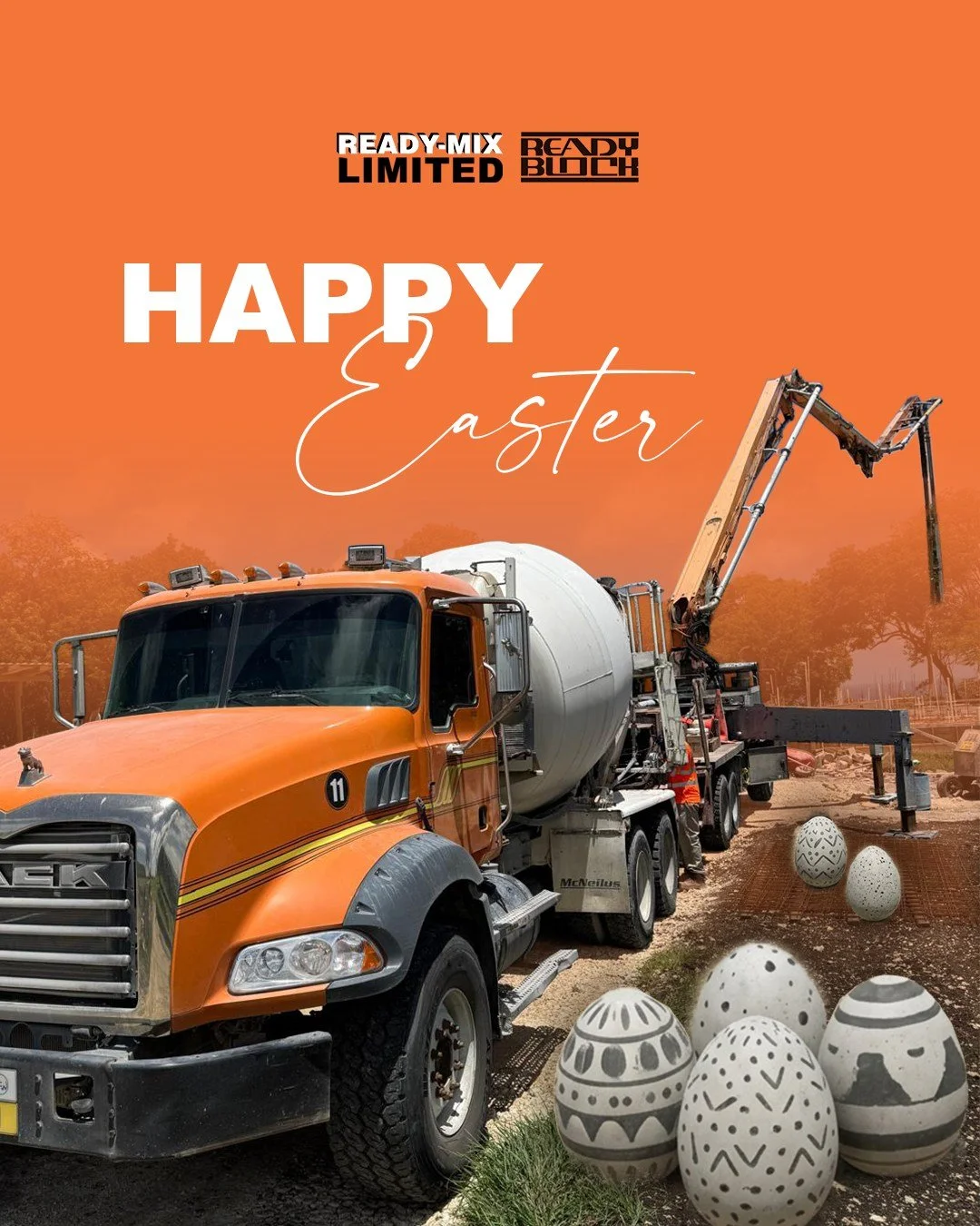 Wishing everyone a peaceful and safe Easter!

#readymix #Barbados #HappyEaster