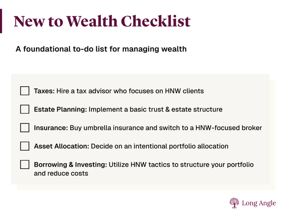 Sudden Wealth and How to Manage It: The New to Wealth Checklist
