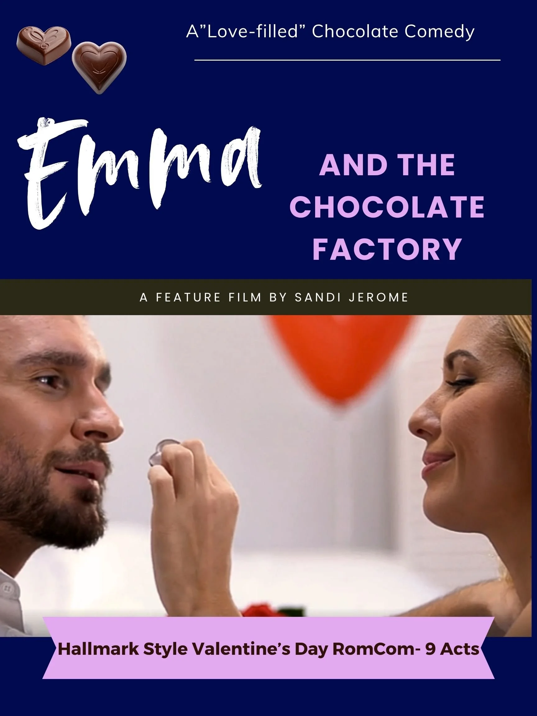 New! Valentine's Day Movie! A driven New York investment analyst returns to her small Delaware hometown after her mother's suspiciously convenient wrist injury and discovers her family's century-old chocolate factory losing ground to a charming rival