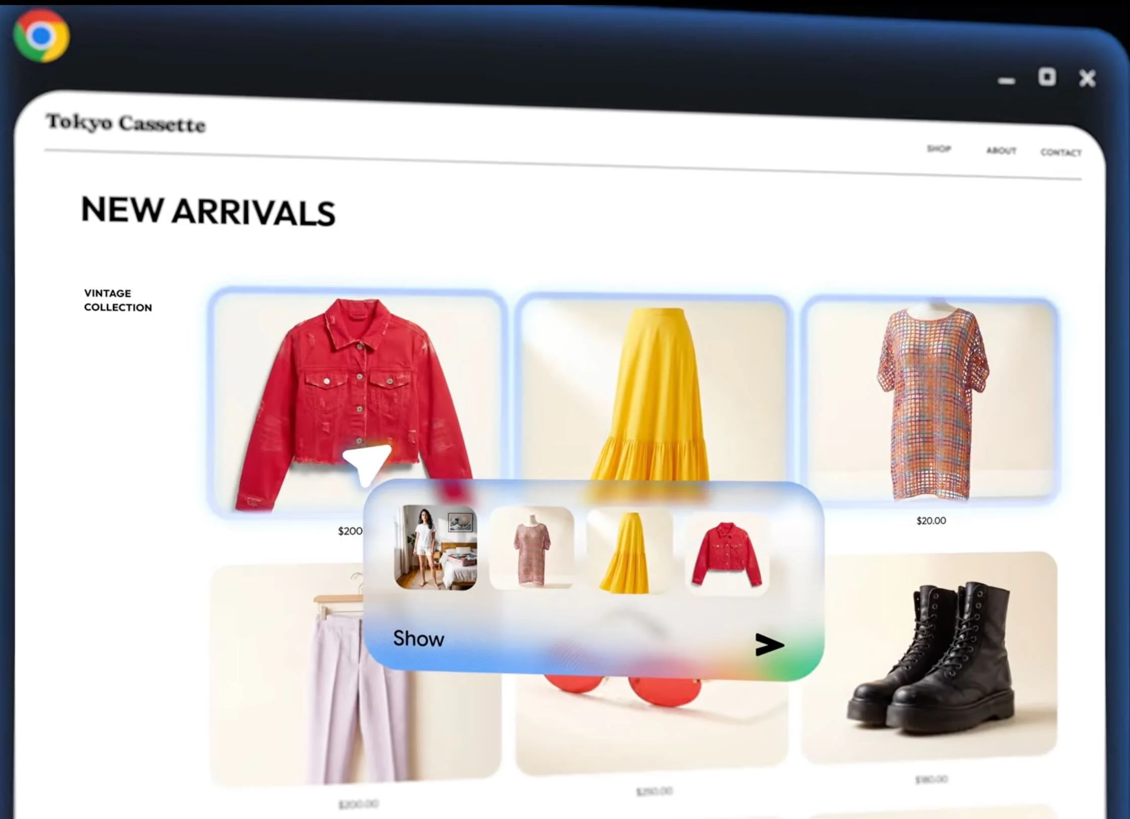 Gemini Intelligence combina immagini per un outfit