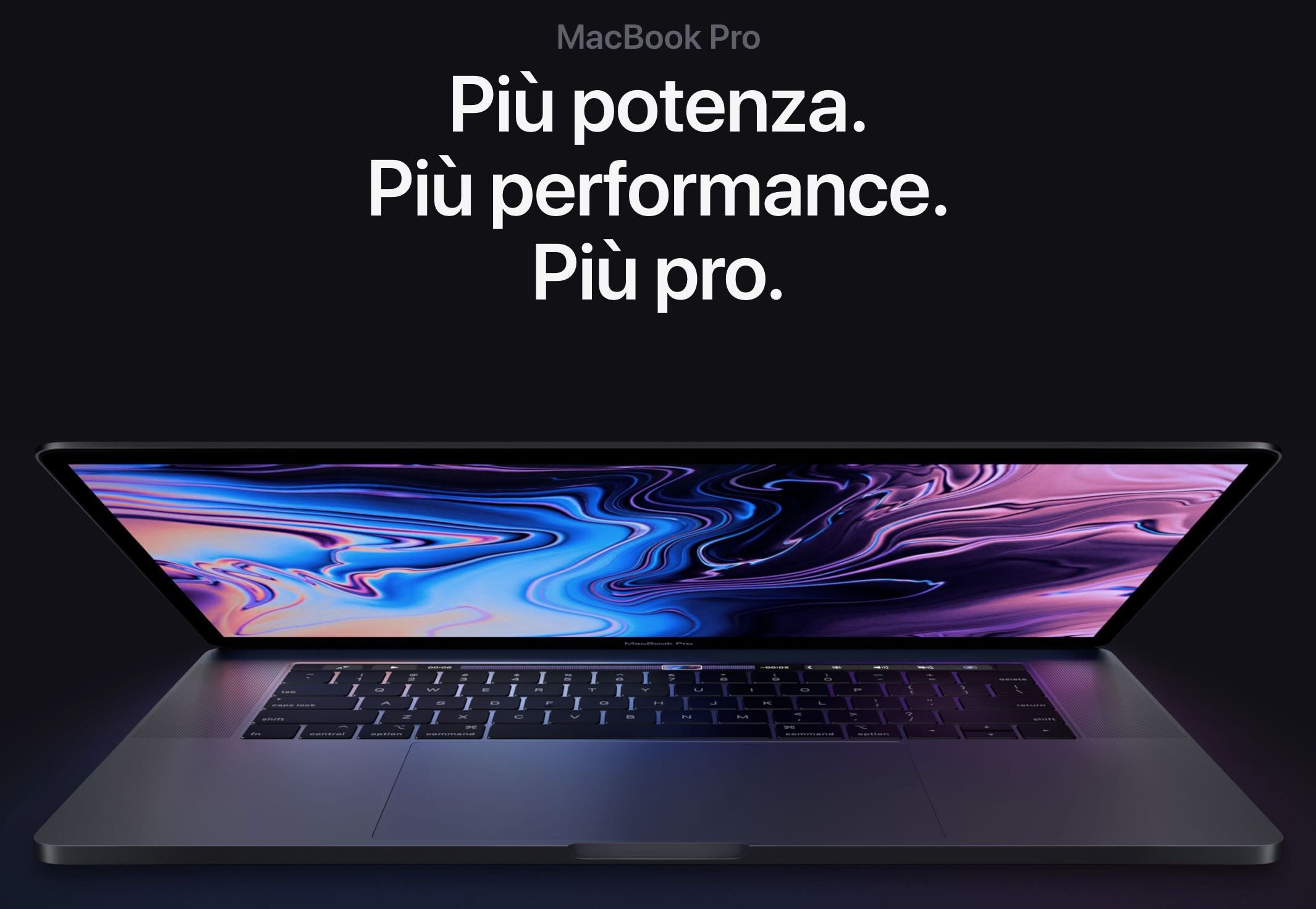 Il MacBook Pro 2018 con Core i9