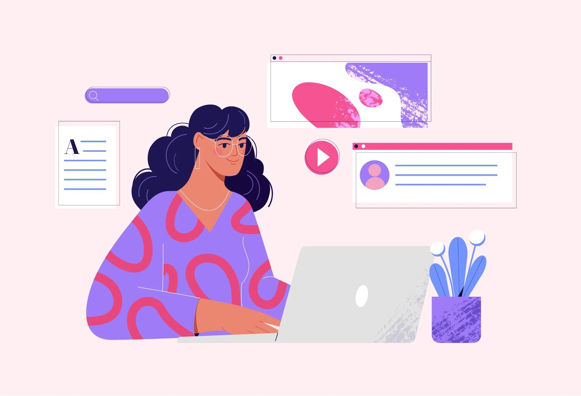 Produzione di contenuti su Internet