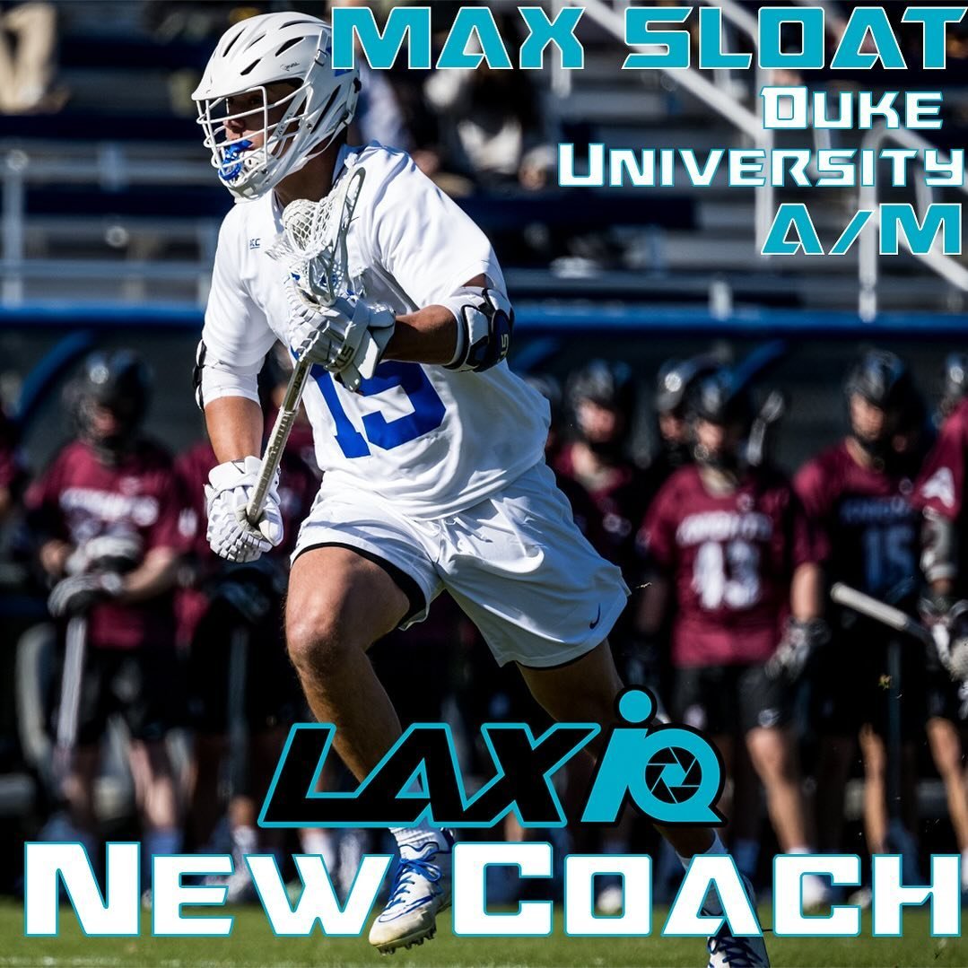 Excited to announce the newest addition to our team, Duke Midfielder Max Sloat! The @dukemlax sophomore has been enjoying a breakout season for the Blue Devils with 15 goals and a solidified spot on the top midfield line for one of the best teams in 