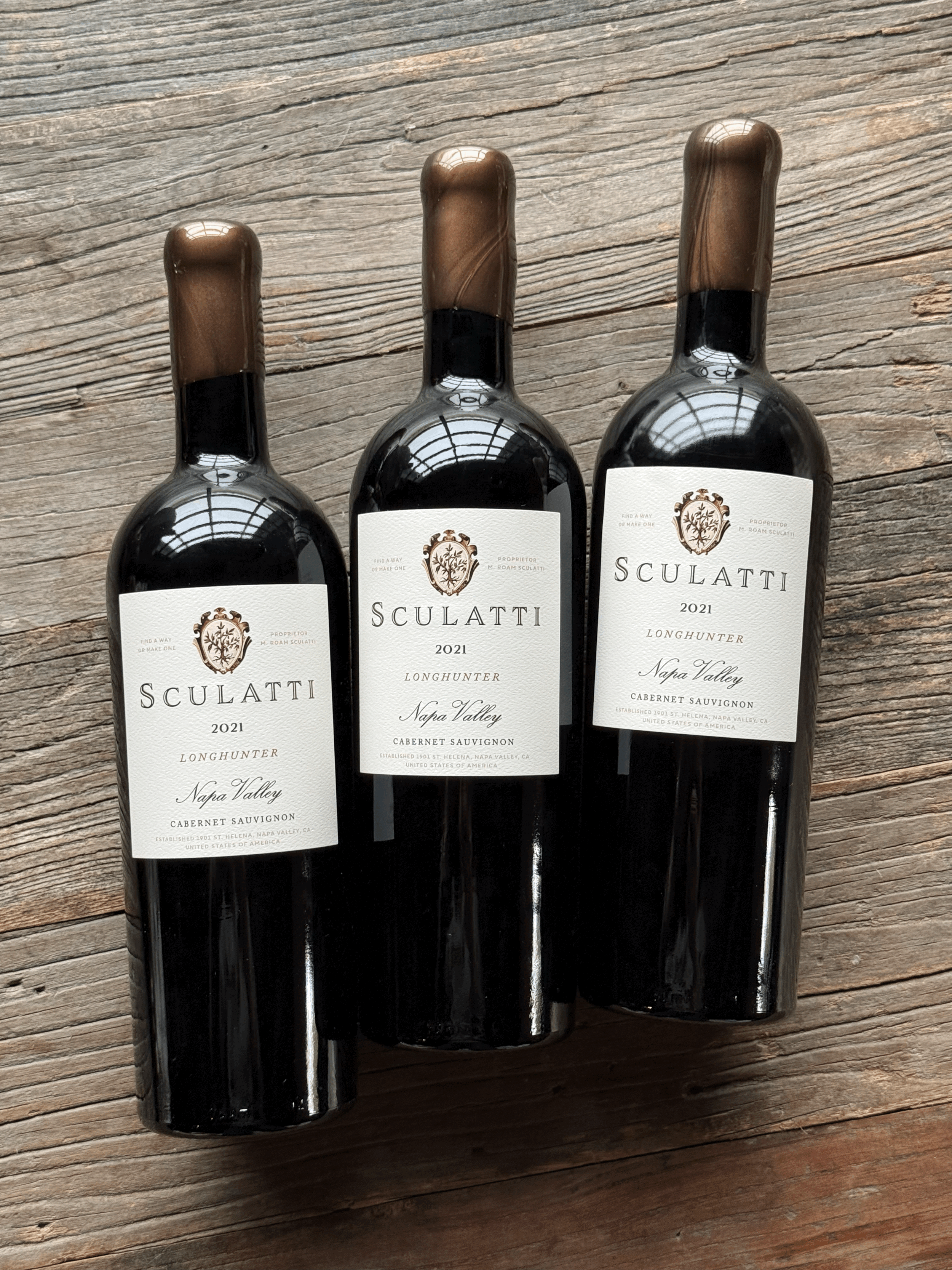 (3 x 750ml) 2021 SCULATTI Longhunter