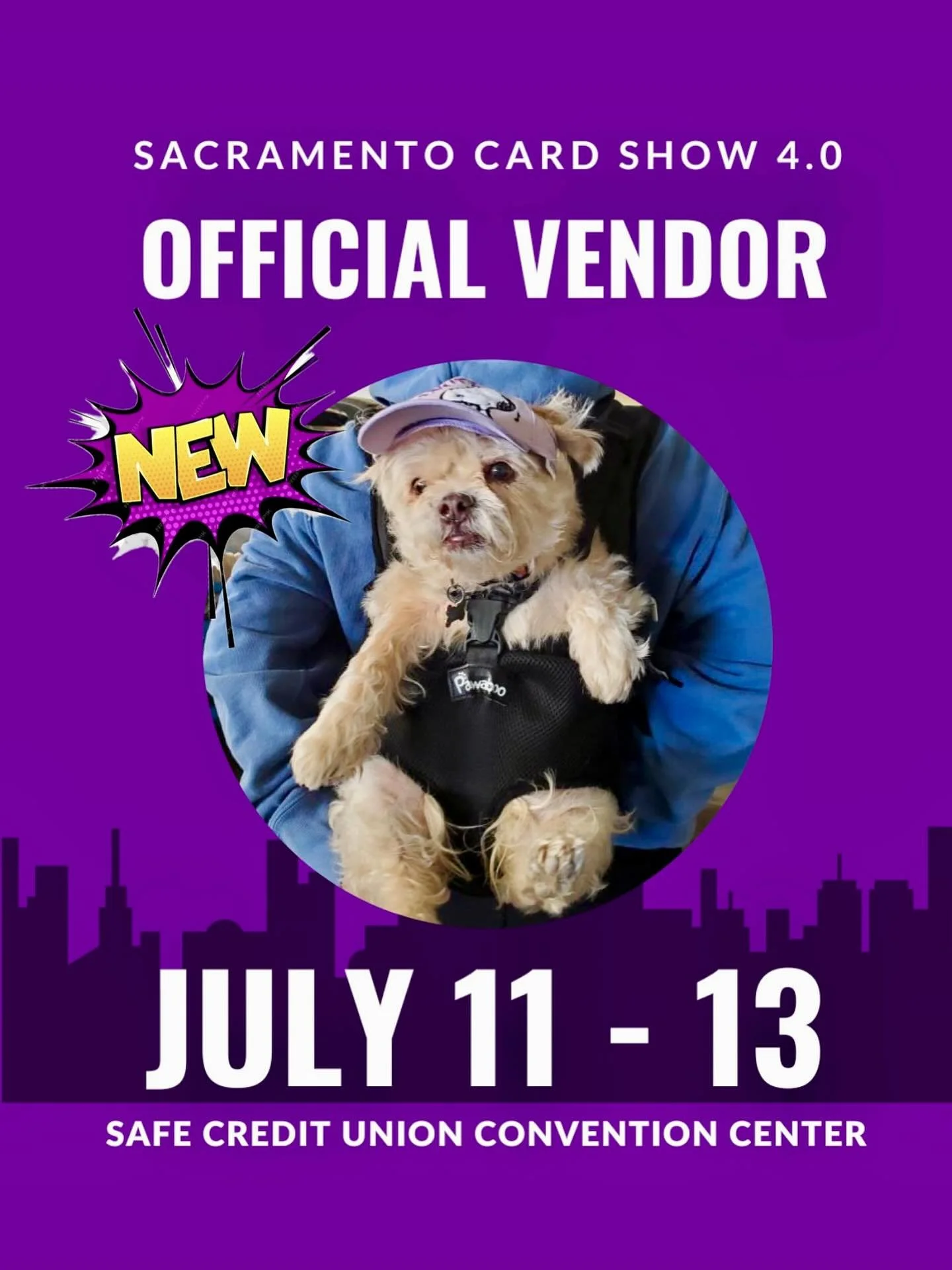 Getting hyped for Sacramento Card Show 4.0 this July! 🗓️🔥 Shoutout to @peter_roamin - excited to see what they’re bringing to the table! Don’t miss them July 11-13 at the Safe Credit Union Convention Center! 💎📍 It’s going to be