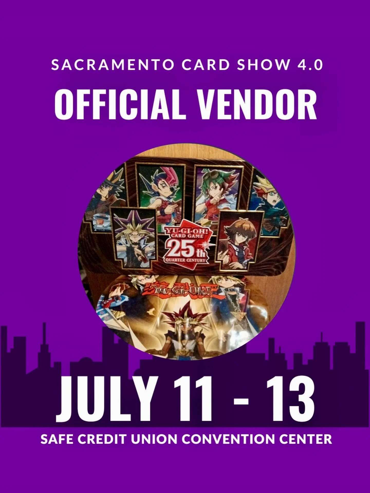 Getting hyped for Sacramento Card Show 4.0 this July! 🗓️🔥 Shoutout to @hunters.stopnshop - excited to see what they’re bringing to the table! Don’t miss them July 11-13 at the Safe Credit Union Convention Center! 💎📍 It’s going t