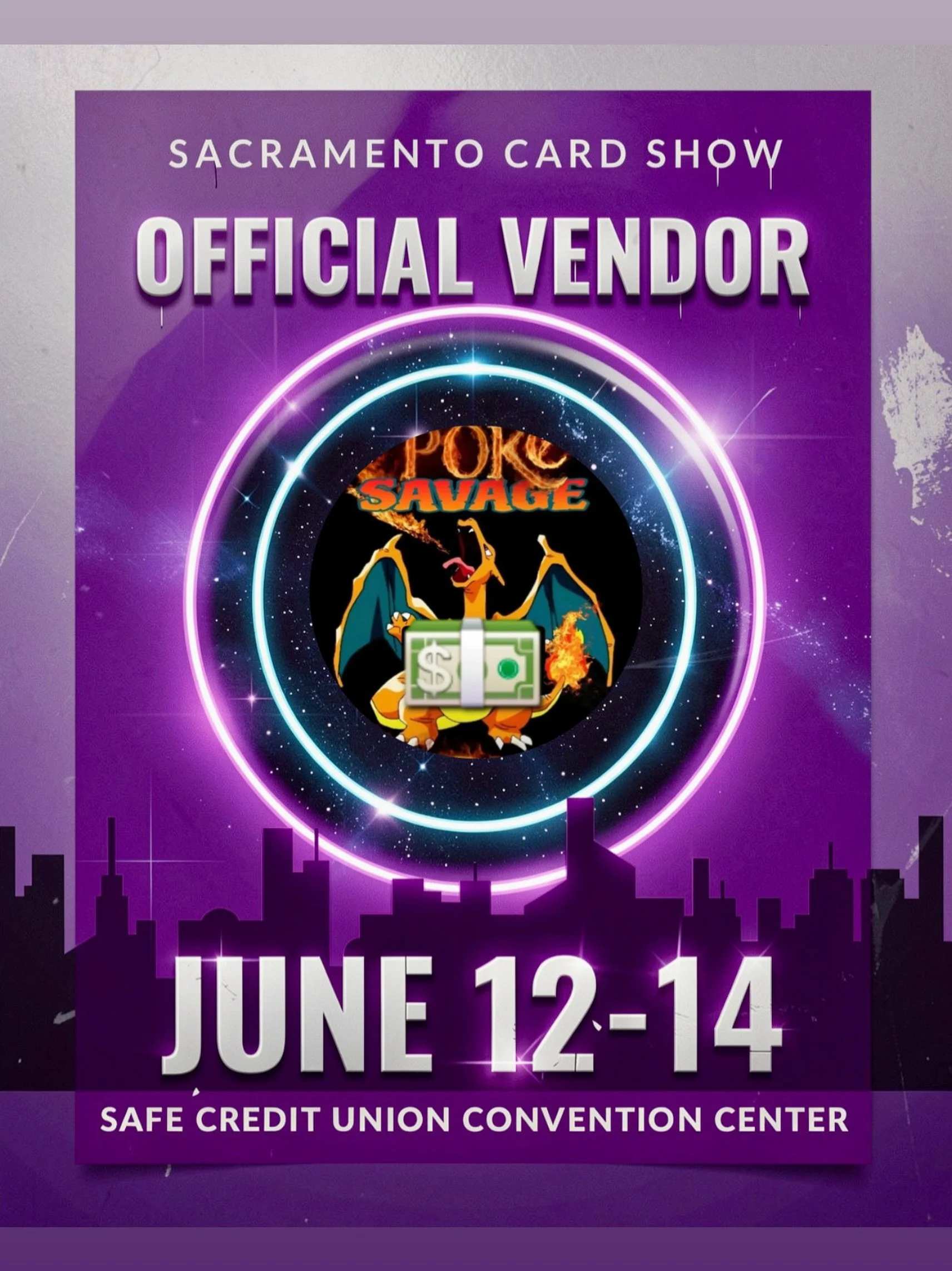 🔥 VENDOR SPOTLIGHT 🔥

The countdown is ON for the Sacramento Card Show! 

Make sure you stop by and check out @pokesavagetcg at the SAFE Credit Union Convention Center June 12&ndash;14 for 🔥 inventory, rare finds, singles, slabs, wax, deals, and m
