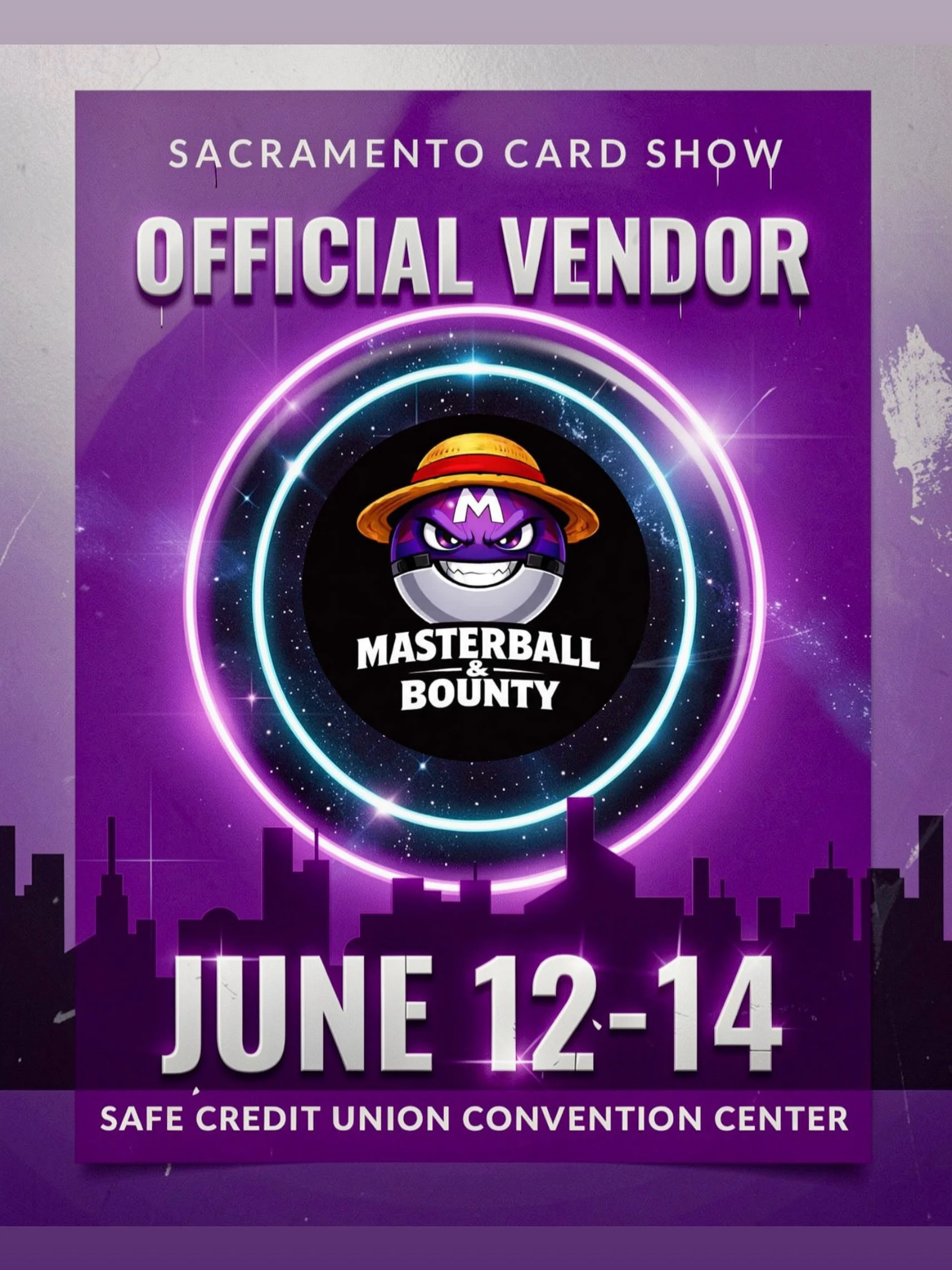 🔥 VENDOR SPOTLIGHT 🔥

The countdown is ON for the Sacramento Card Show! 

Make sure you stop by and check out @masterball_and_bounty at the SAFE Credit Union Convention Center June 12&ndash;14 for 🔥 inventory, rare finds, singles, slabs, wax, deal
