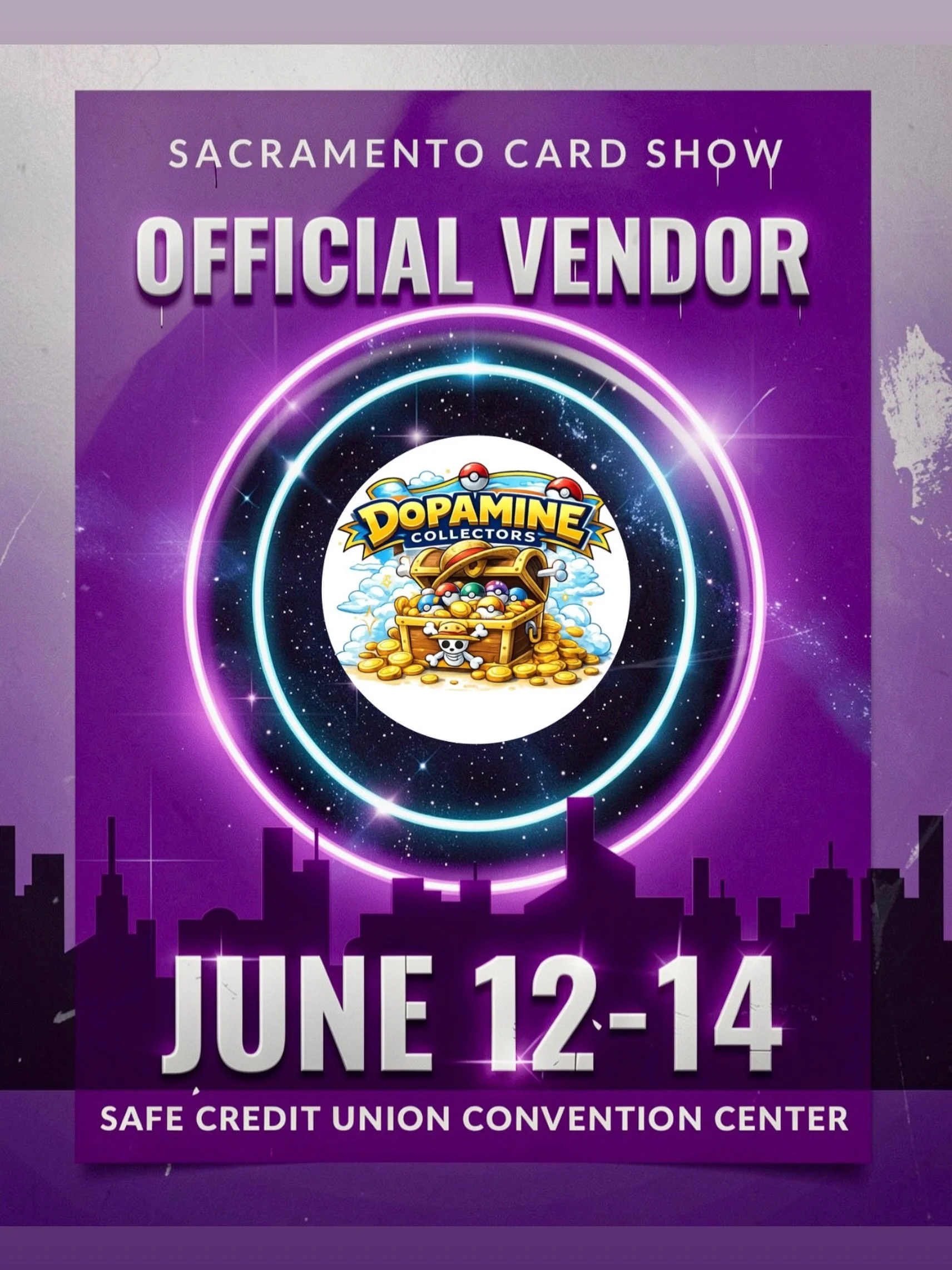 🔥 VENDOR SPOTLIGHT 🔥

The countdown is ON for the Sacramento Card Show! 

Make sure you stop by and check out @dopamine.collectors at the SAFE Credit Union Convention Center June 12&ndash;14 for 🔥 inventory, rare finds, singles, slabs, wax, deals,