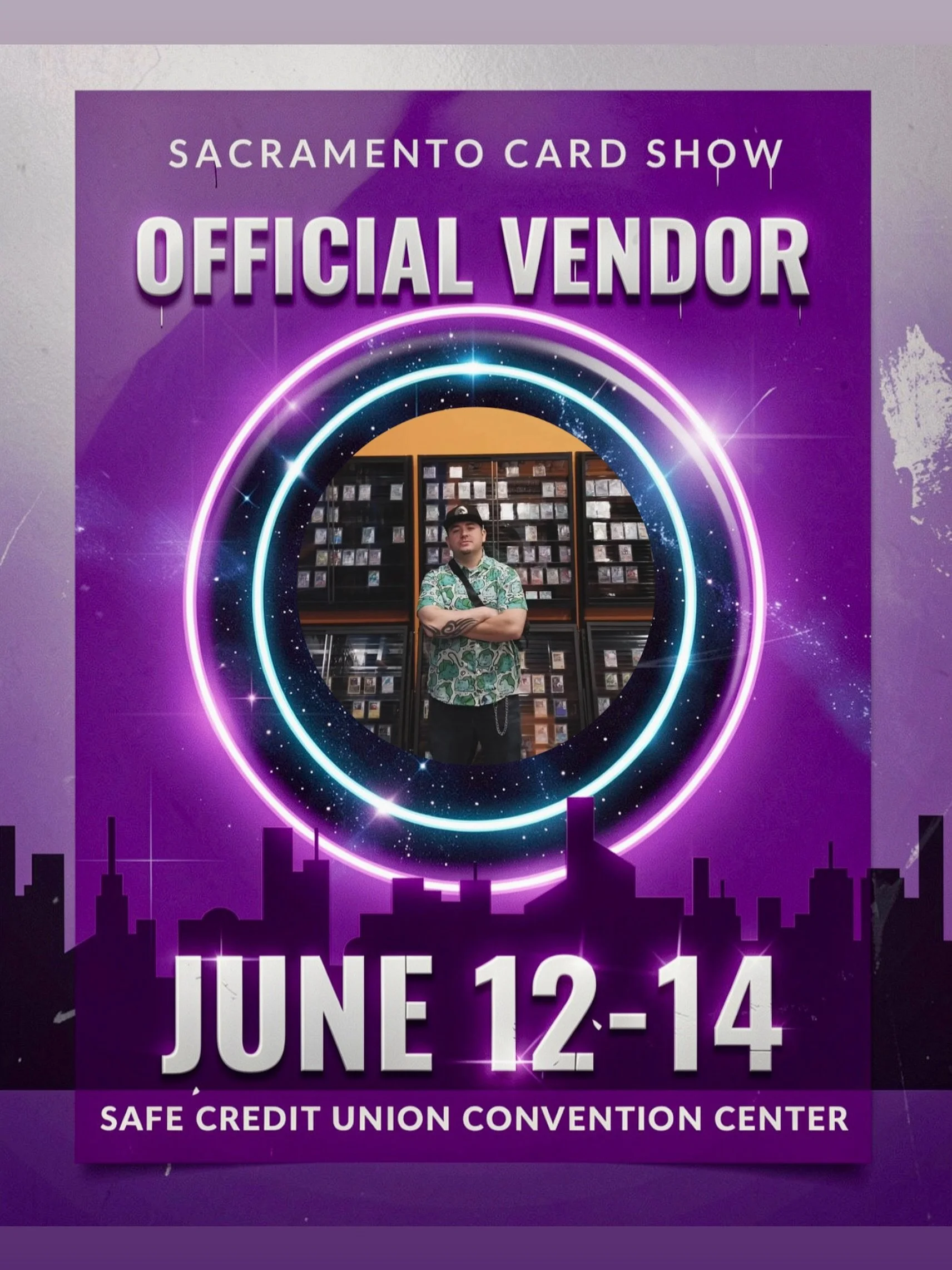 🔥 VENDOR SPOTLIGHT 🔥

The countdown is ON for the Sacramento Card Show! 

Make sure you stop by and check out @sam916fit_tcg at the SAFE Credit Union Convention Center June 12&ndash;14 for 🔥 inventory, rare finds, singles, slabs, wax, deals, and m