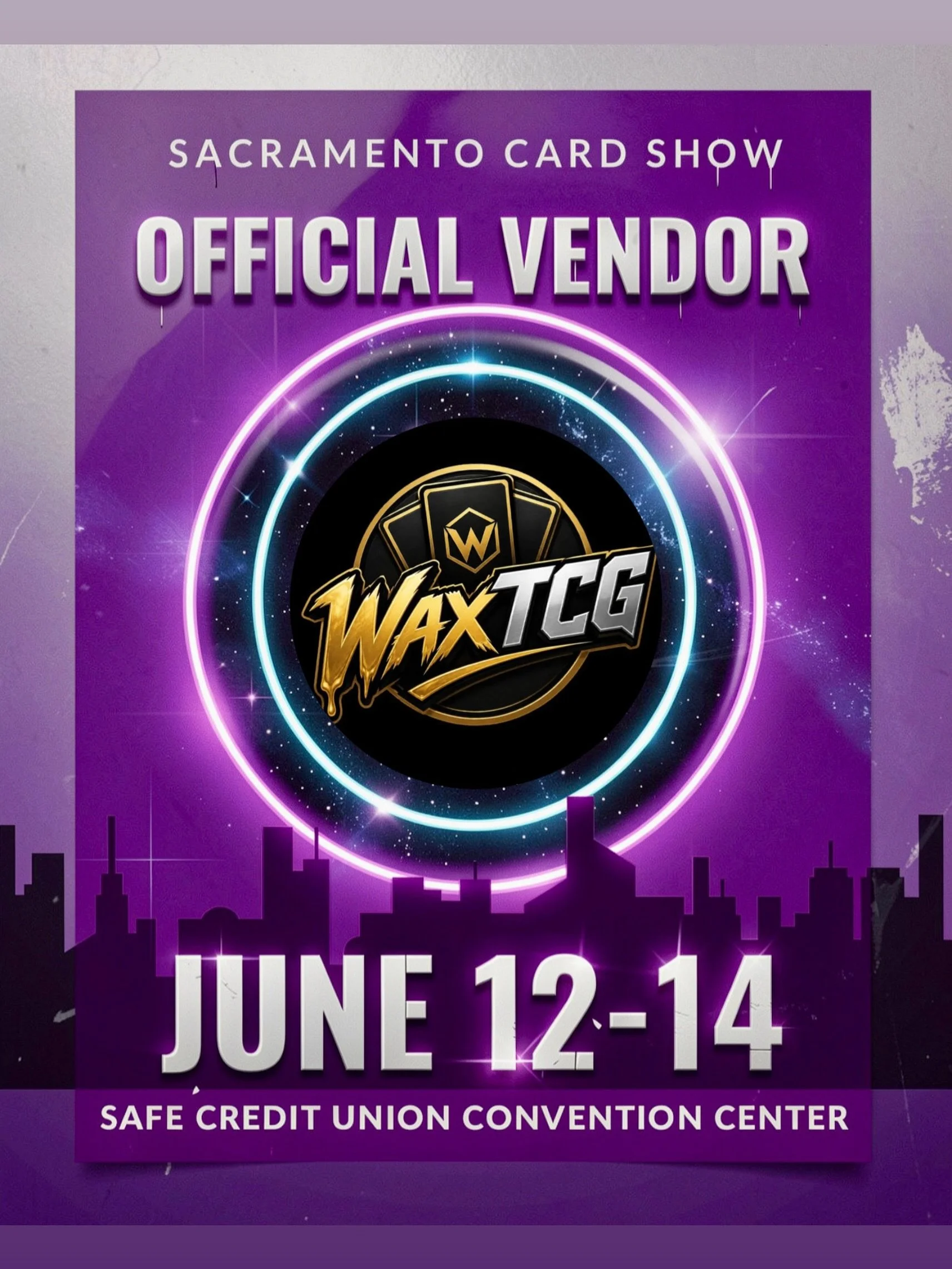 🔥 VENDOR SPOTLIGHT 🔥

The countdown is ON for the Sacramento Card Show! 

Make sure you stop by and check out @waxtcg at the SAFE Credit Union Convention Center June 12&ndash;14 for 🔥 inventory, rare finds, singles, slabs, wax, deals, and more!

W