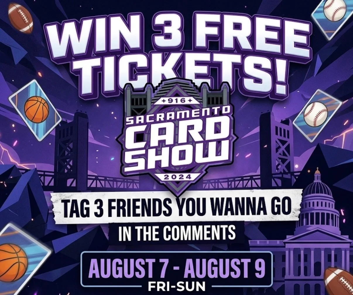 🚨🚨🚨It&rsquo;s time for some FREE tickets!🚨🚨🚨

Nothing beats collecting your favorite cards and collectibles with your friends! We want to give FREE tickets to you and THREE of your friends. 

Who would be on your squad of friends to go to the s