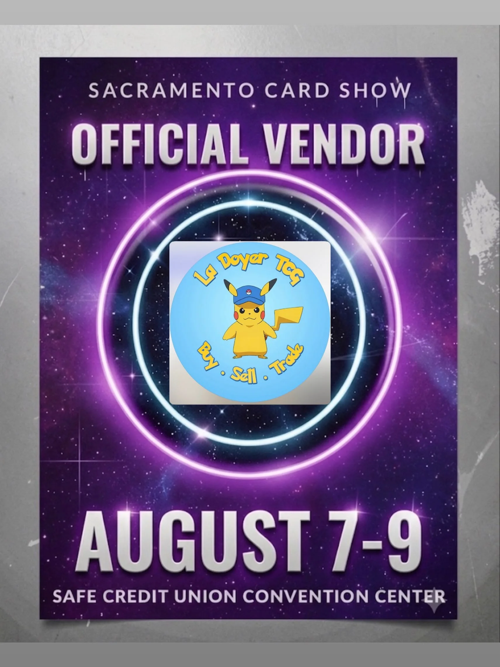 🔥 VENDOR SPOTLIGHT 🔥

This weekend is the the weekend you have been waiting for! It&rsquo;s Sacramento Card Show time!

Make sure to stop by and check out @ladoyertcg at the SAFE Credit Union Convention Center from August 7th-9th for some of the be