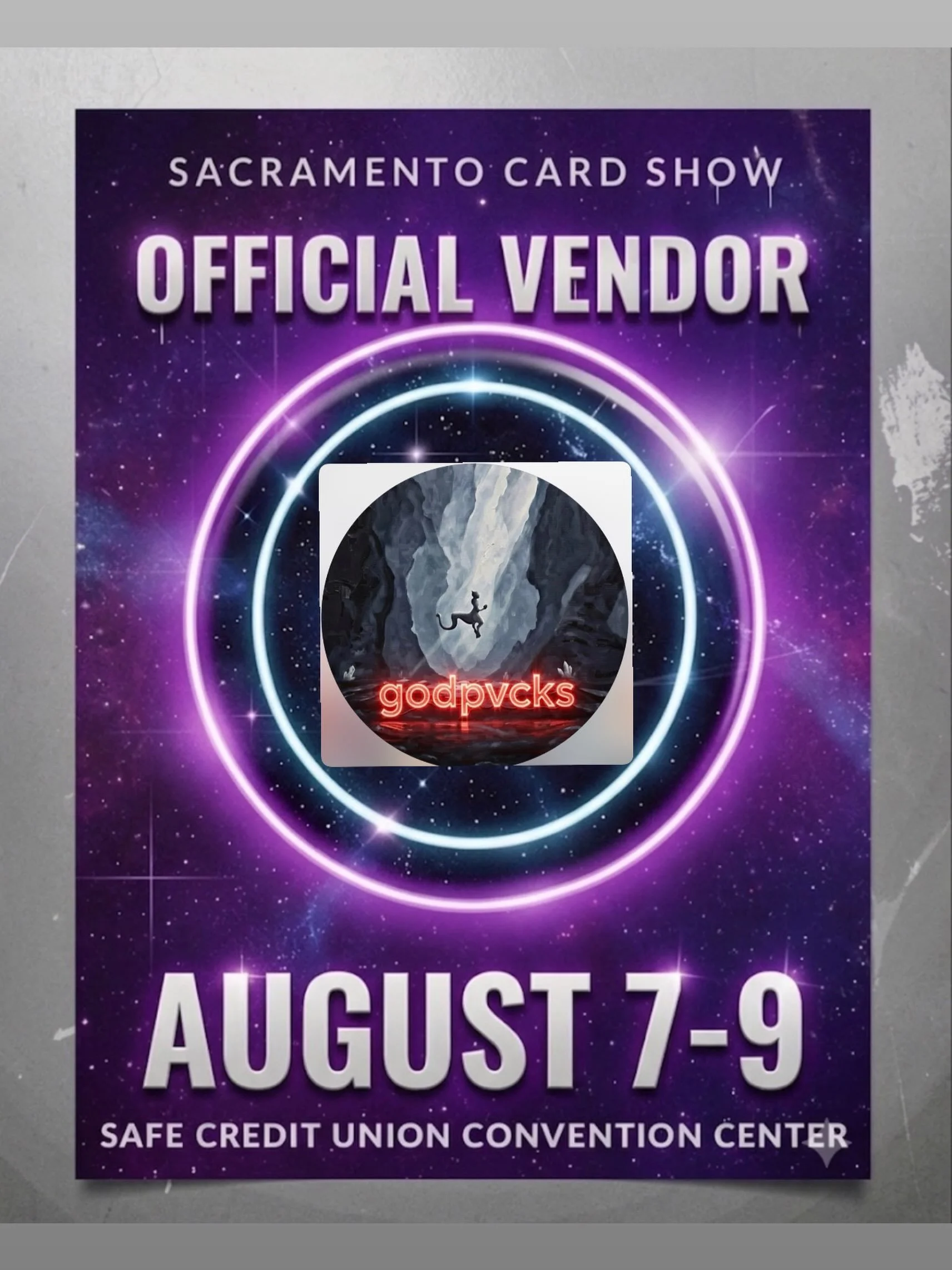 🔥 VENDOR SPOTLIGHT 🔥

This weekend is the the weekend you have been waiting for! It&rsquo;s Sacramento Card Show time!

Make sure to stop by and check out @godpvcks at the SAFE Credit Union Convention Center from August 7th-9th for some of the best