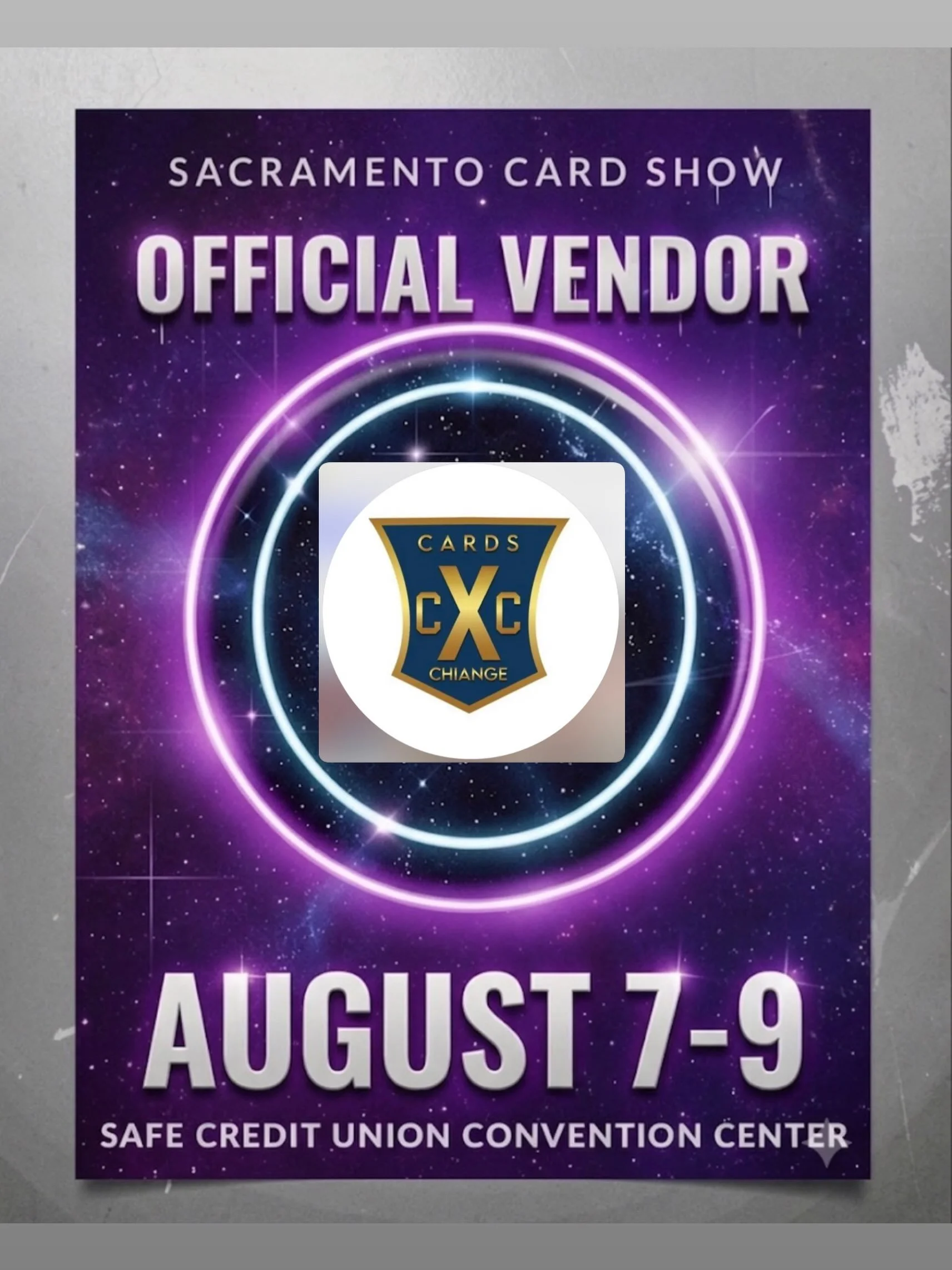 🔥 VENDOR SPOTLIGHT 🔥

This weekend is the the weekend you have been waiting for! It&rsquo;s Sacramento Card Show time!

Make sure to stop by and check out @cardsxchiange at the SAFE Credit Union Convention Center from August 7th-9th for some of the