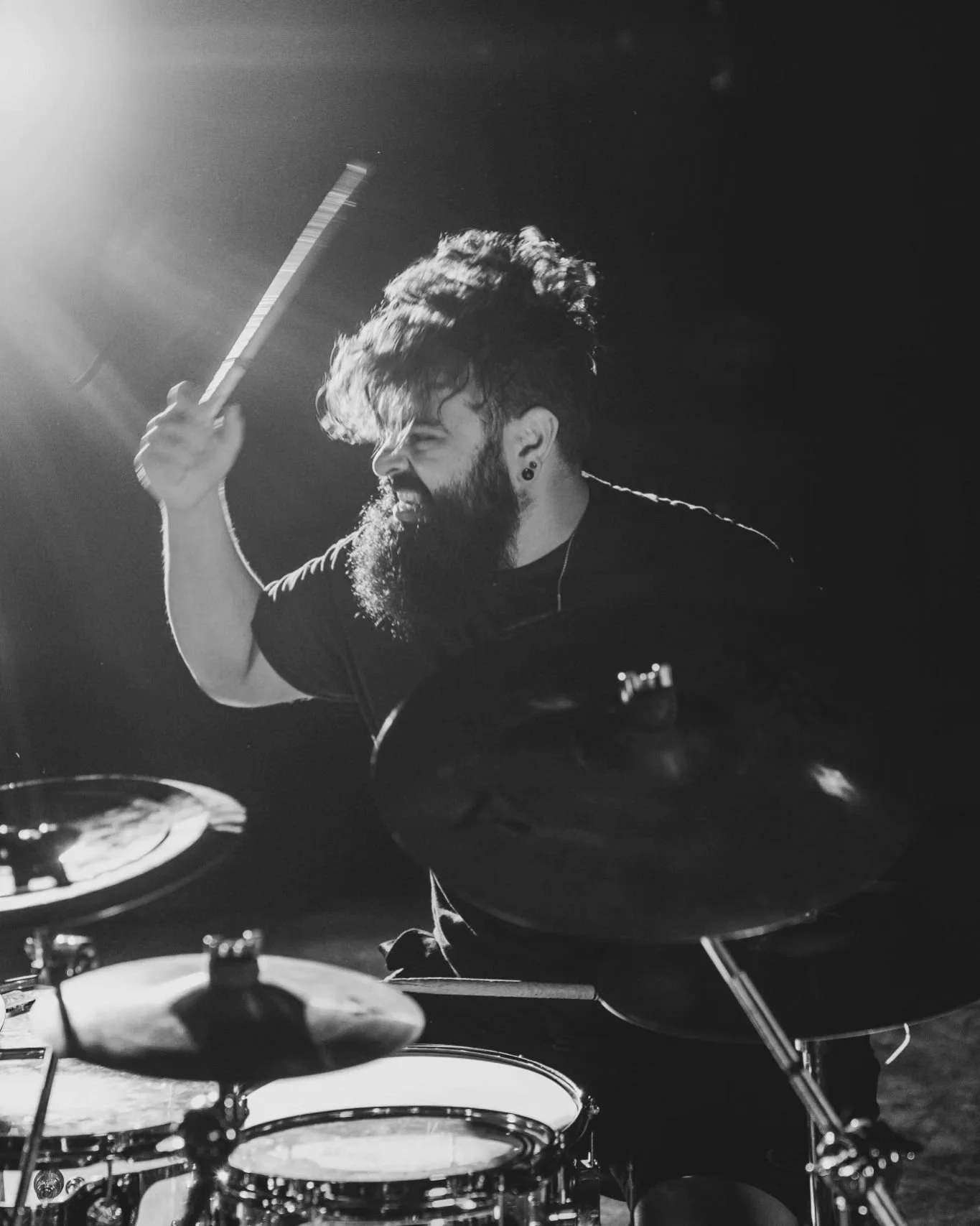 Playing the drums is 1% keeping the beat and 99% making funny faces
----
📷: @ashotofbaileysphoto 
----
#drums #drummer #drumming #drumlife #drumporn #metaldrummer