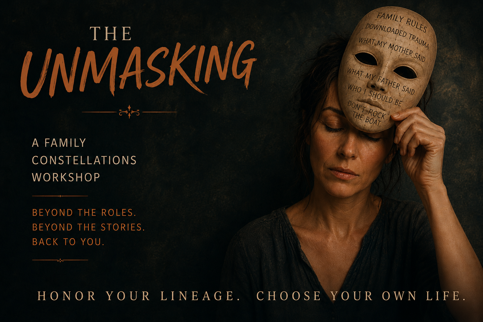 Connecticut • 1-Day Family Constellations Workshop with Bill Mannle: THE UNMASKING