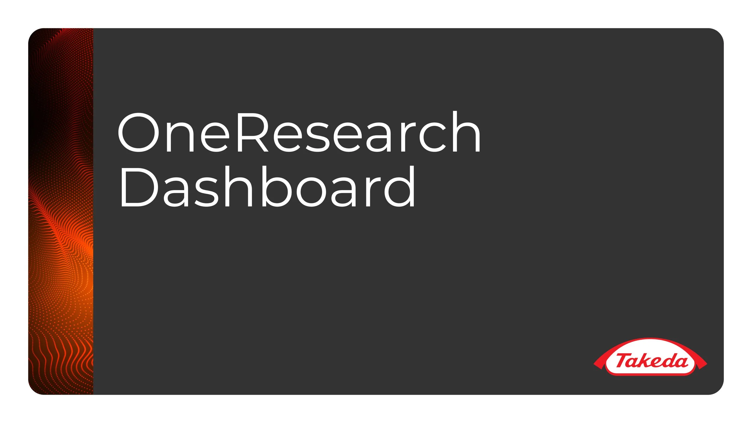 Presentation slides on the current dashboard implementation