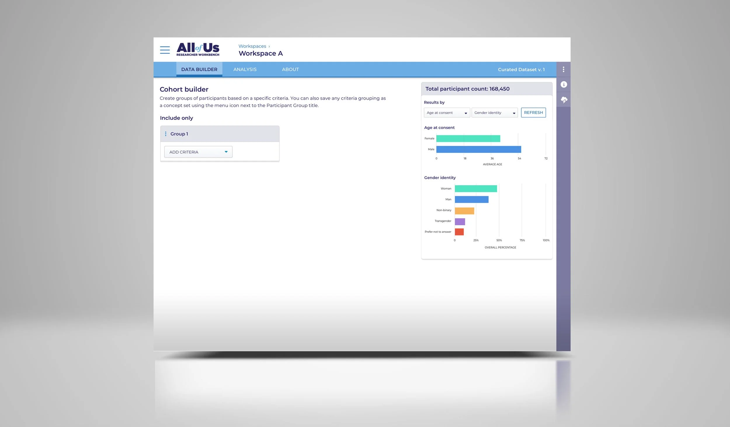 Start with a criteria search