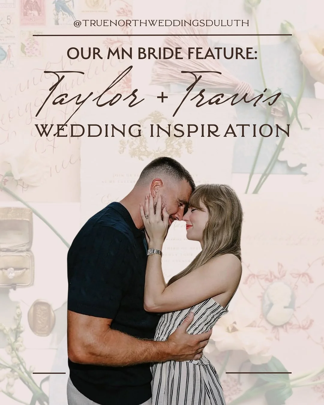 When Minnesota Bride asked us to share our vision for the most anticipated wedding of the year&mdash;Taylor Swift + Travis Kelce&mdash;we couldn&rsquo;t resist.

Taylor has always been fiercely private about her personal life, so we imagined a weddin