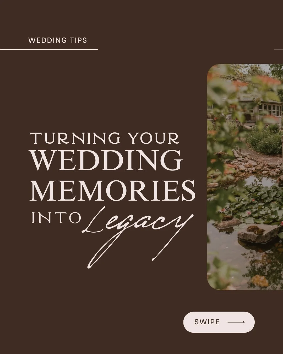 Your wedding day isn&rsquo;t just about one celebration&mdash;it&rsquo;s about the memories that ripple out for years and generations to come. When the music fades and the dance floor clears, what you&rsquo;ll carry forward is your legacy.

The first