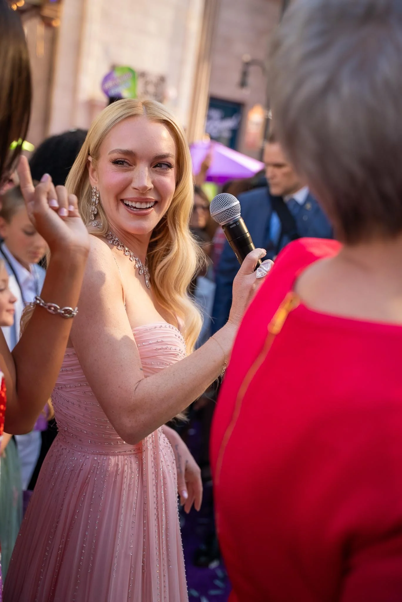 LA Videography photographed Lindsay Lohan at Freakier Friday Premiere