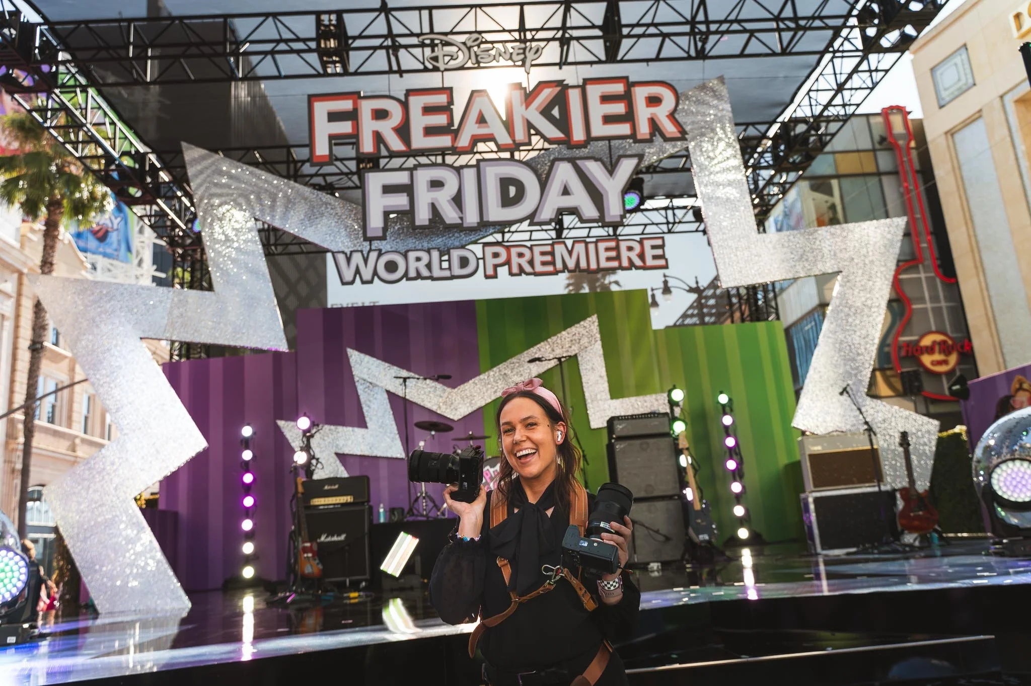 Event Videographer in Los Angeles. Terese with LA Videography at the Hollywood Red Carpet