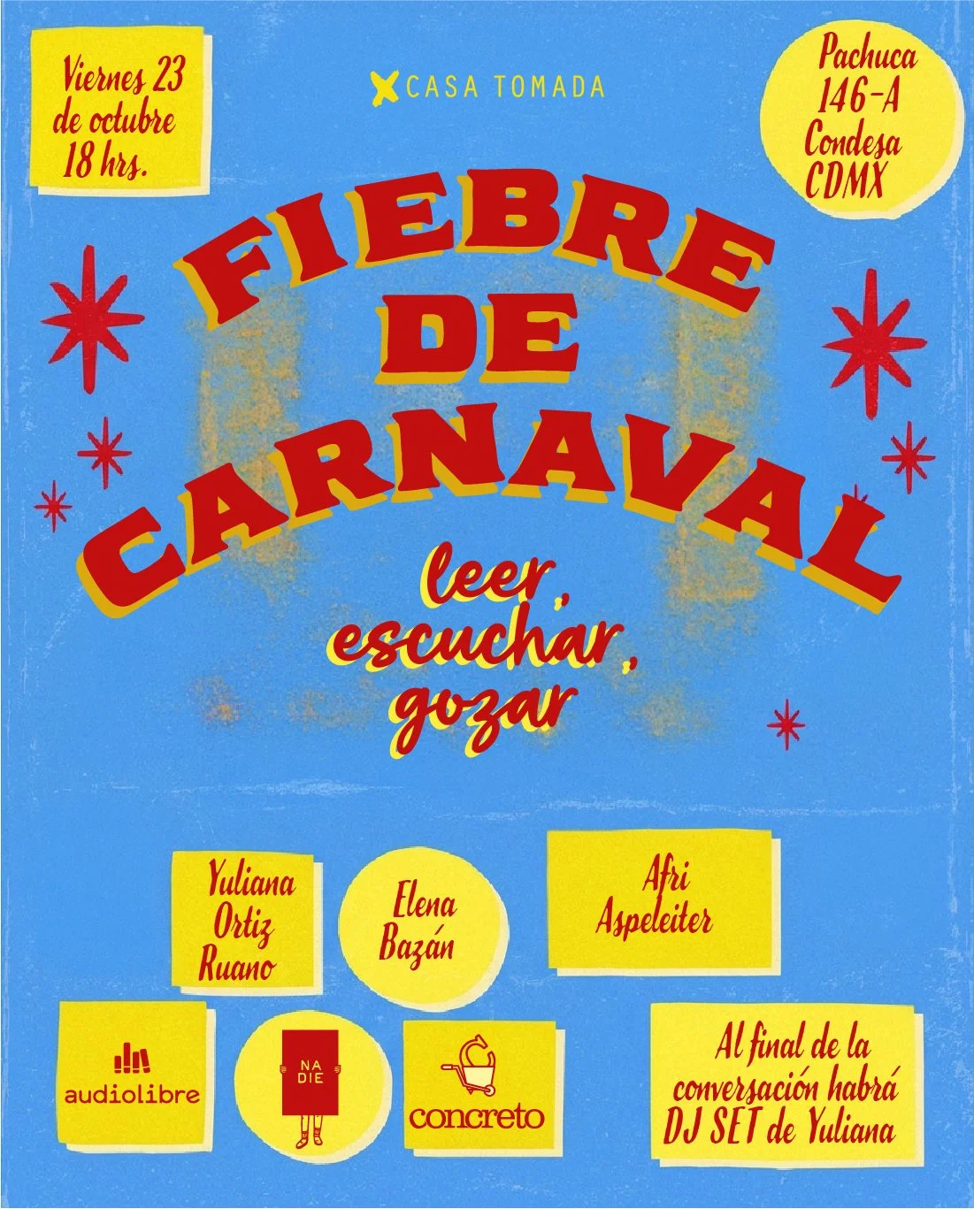 Presentación de "Fiebre de carnaval" en Casa Tomada