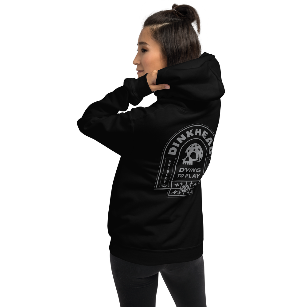 Dinkhead Hoodie — Unlucky Pickleball t shirts hoodies patches and gear