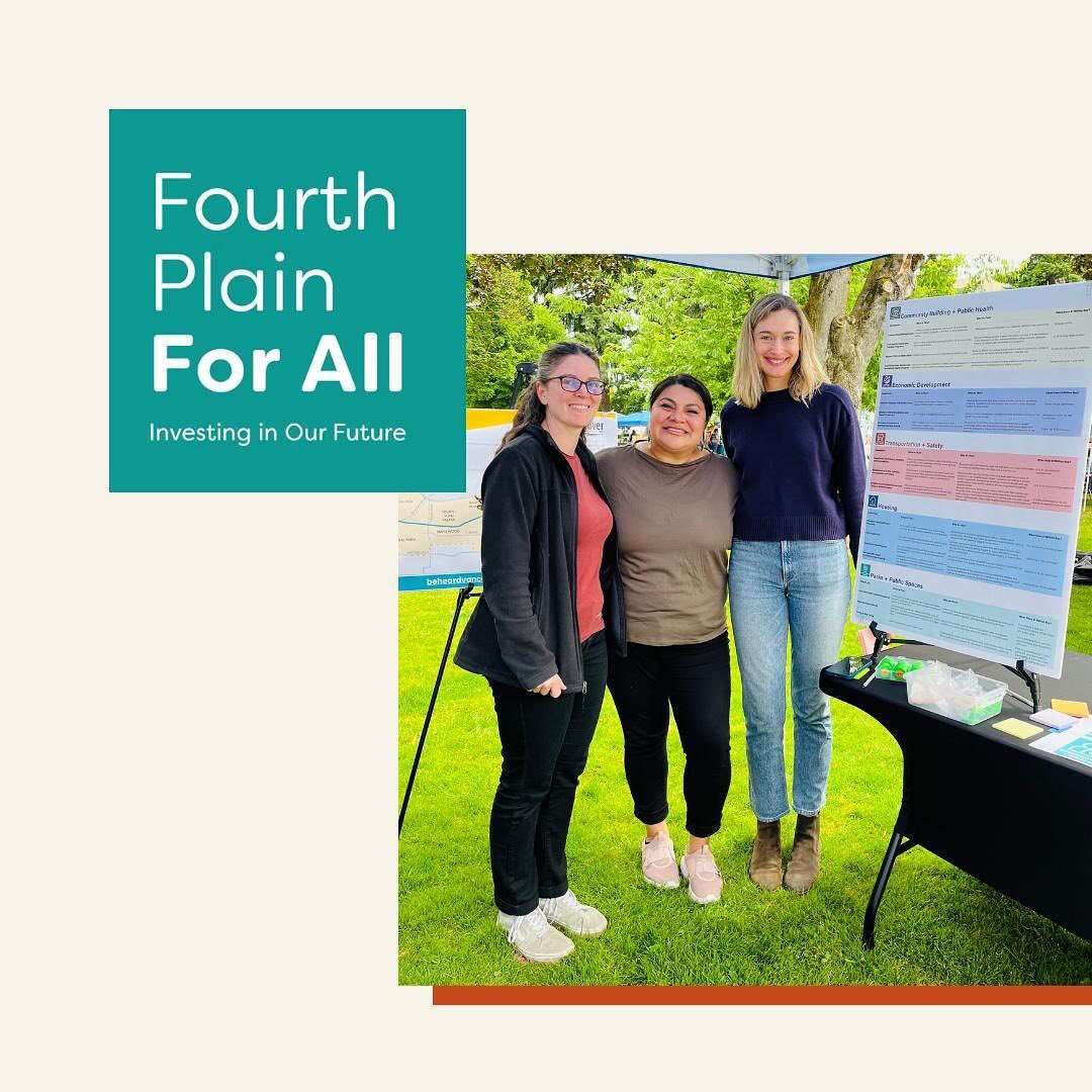 ⭐ Project Highlight: Fourth Plain for All ⭐

It was an honor to partner with the @vancouverus and @parametrix_inc to connect with the community to identify how best to invest more than $25 million into central Vancouver neighborhoods to address the a