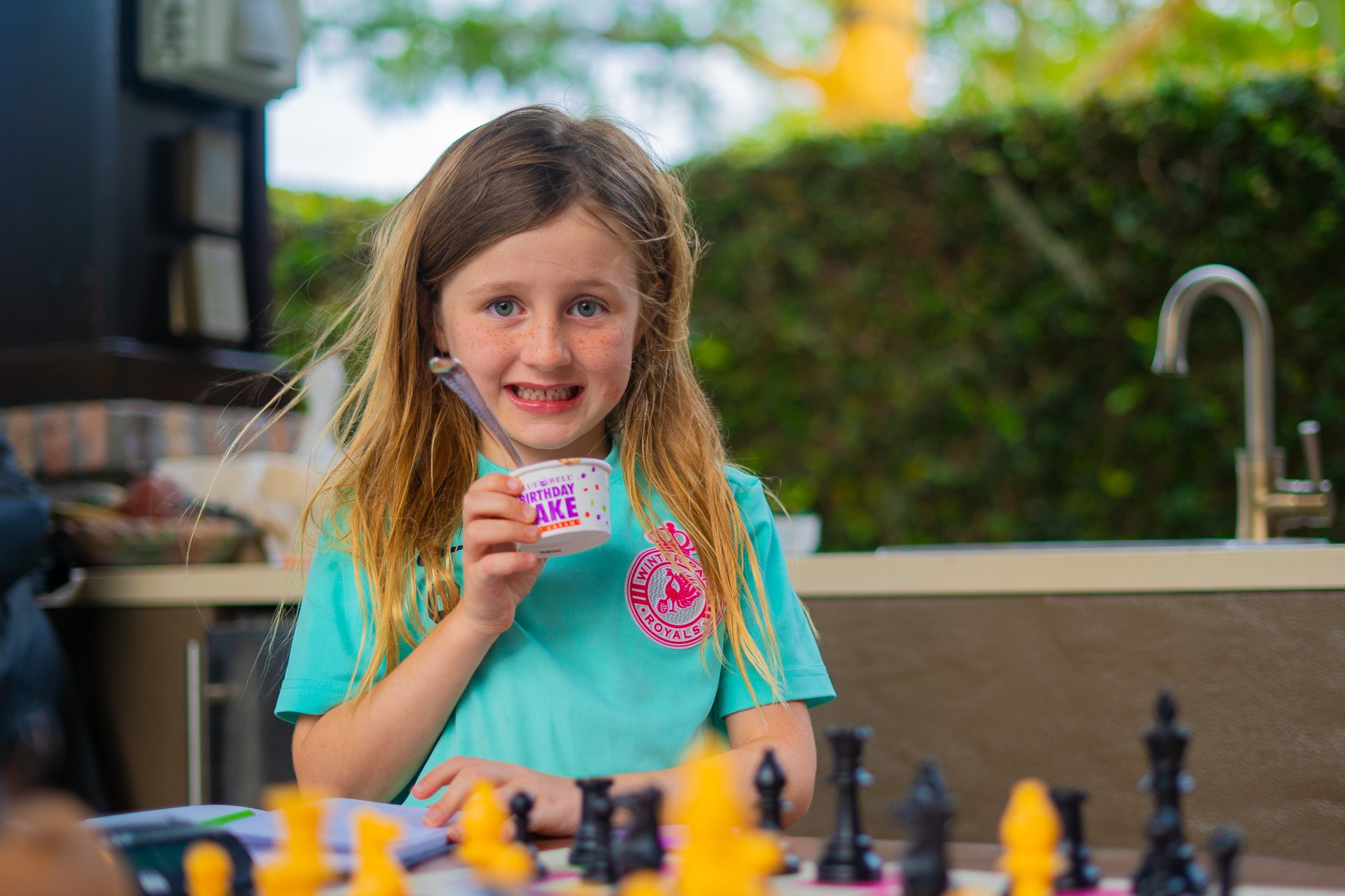 Seeing my brother in a chess lesson, the pieces were telling a story I wanted to learn.
-Charlotte Anderson