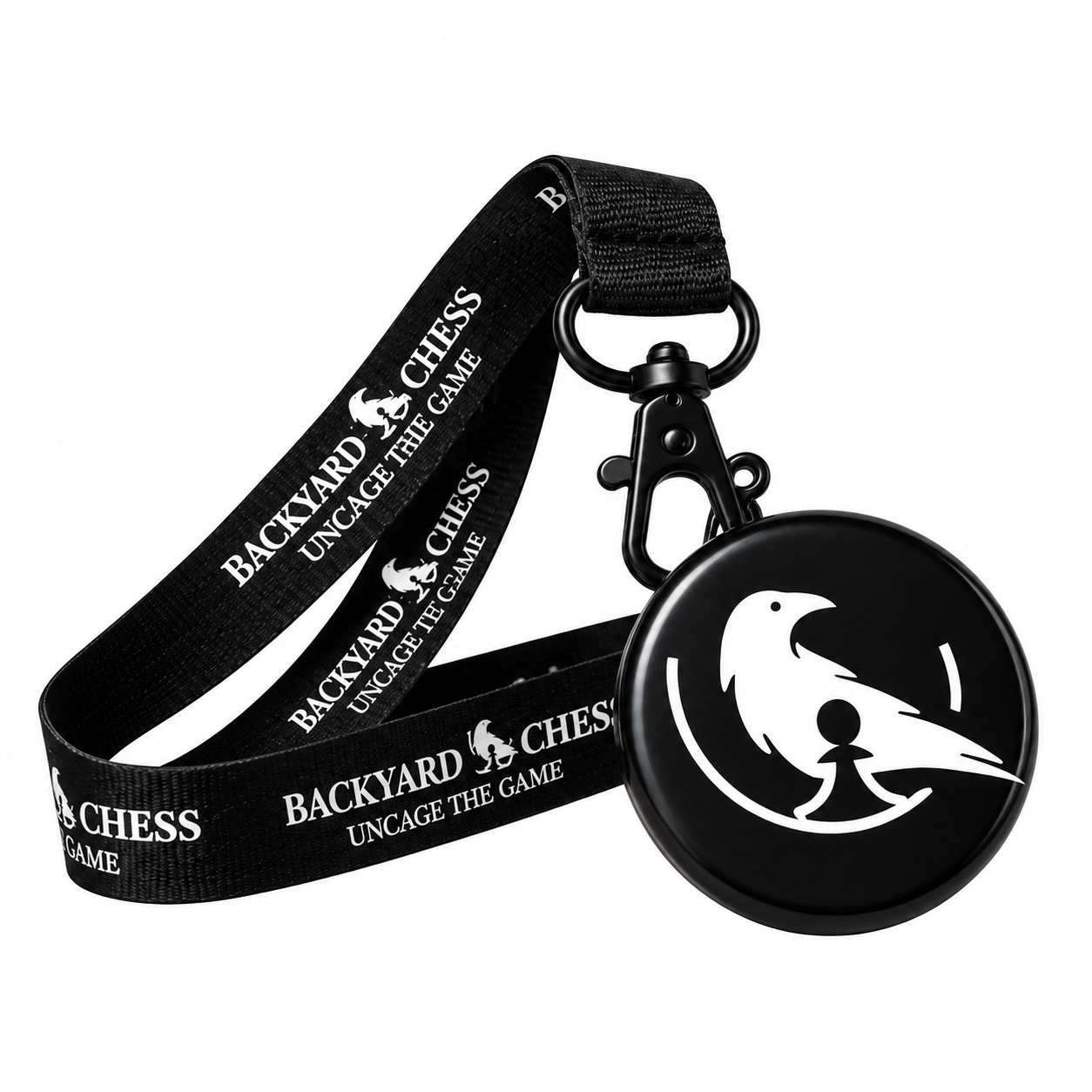BYC Crow Collection Lanyard + Pin