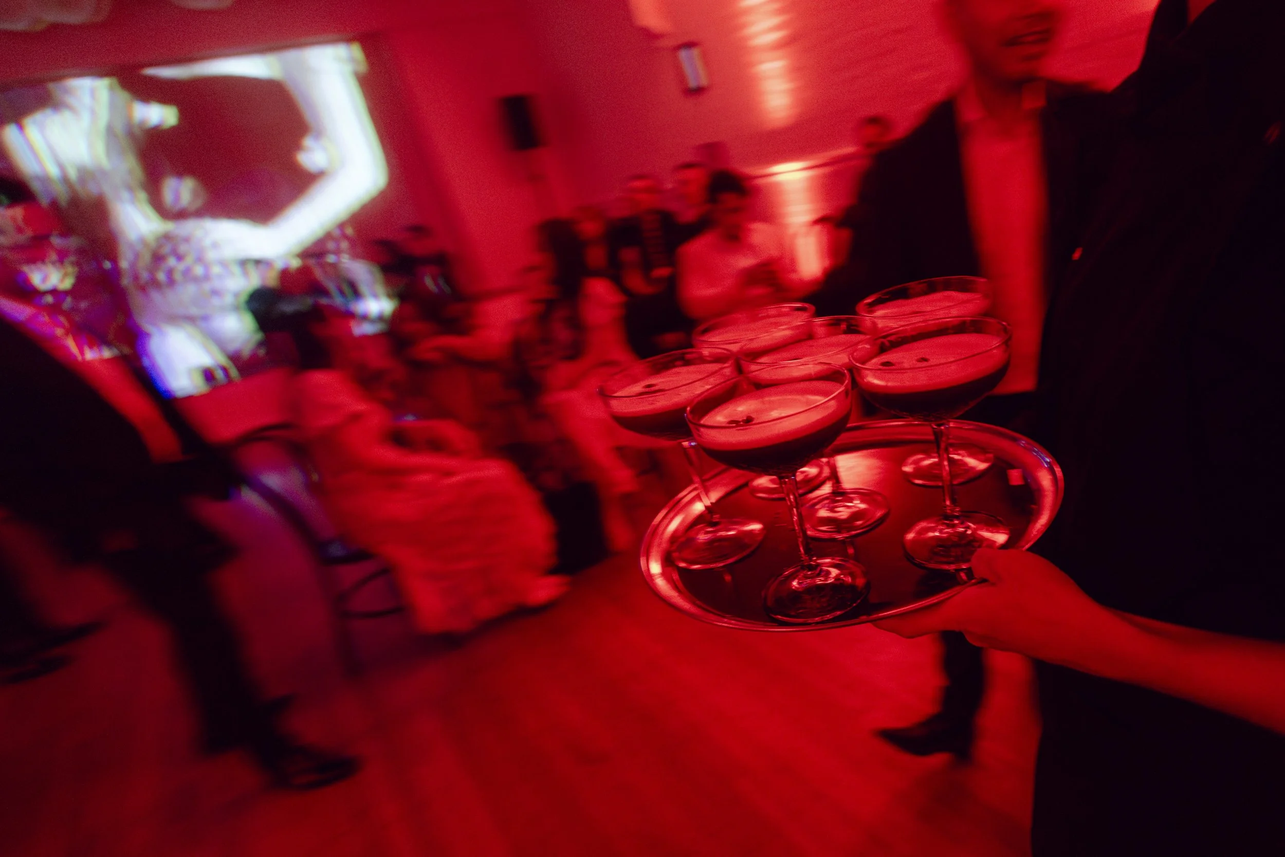 Late night wedding espresso martini's 