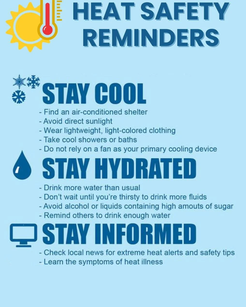 ☀️🔥 HEAT WAVE ALERT! 🔥☀️
New Jersey is experiencing dangerously high temps this week&mdash;up to 100&deg;F with extreme humidity! 🥵

⚠️ Please take precautions:
💧 Drink plenty of water
🏠 Stay indoors during peak heat (11AM&ndash;4PM)
🐾 Keep pet