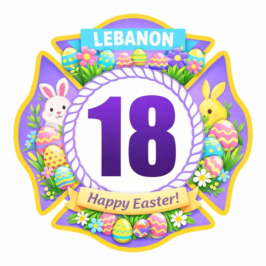 🐰🌷 Happy Easter from Lebanon Borough Fire Company! 🚒