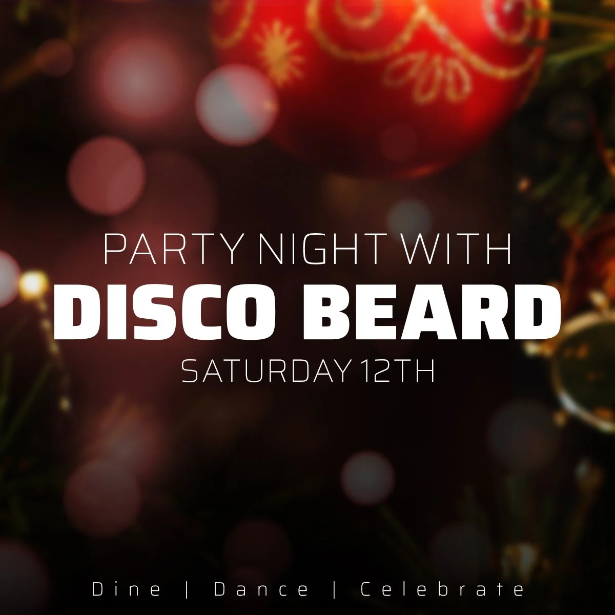 Disco Beard - Christmas Party Night 2026