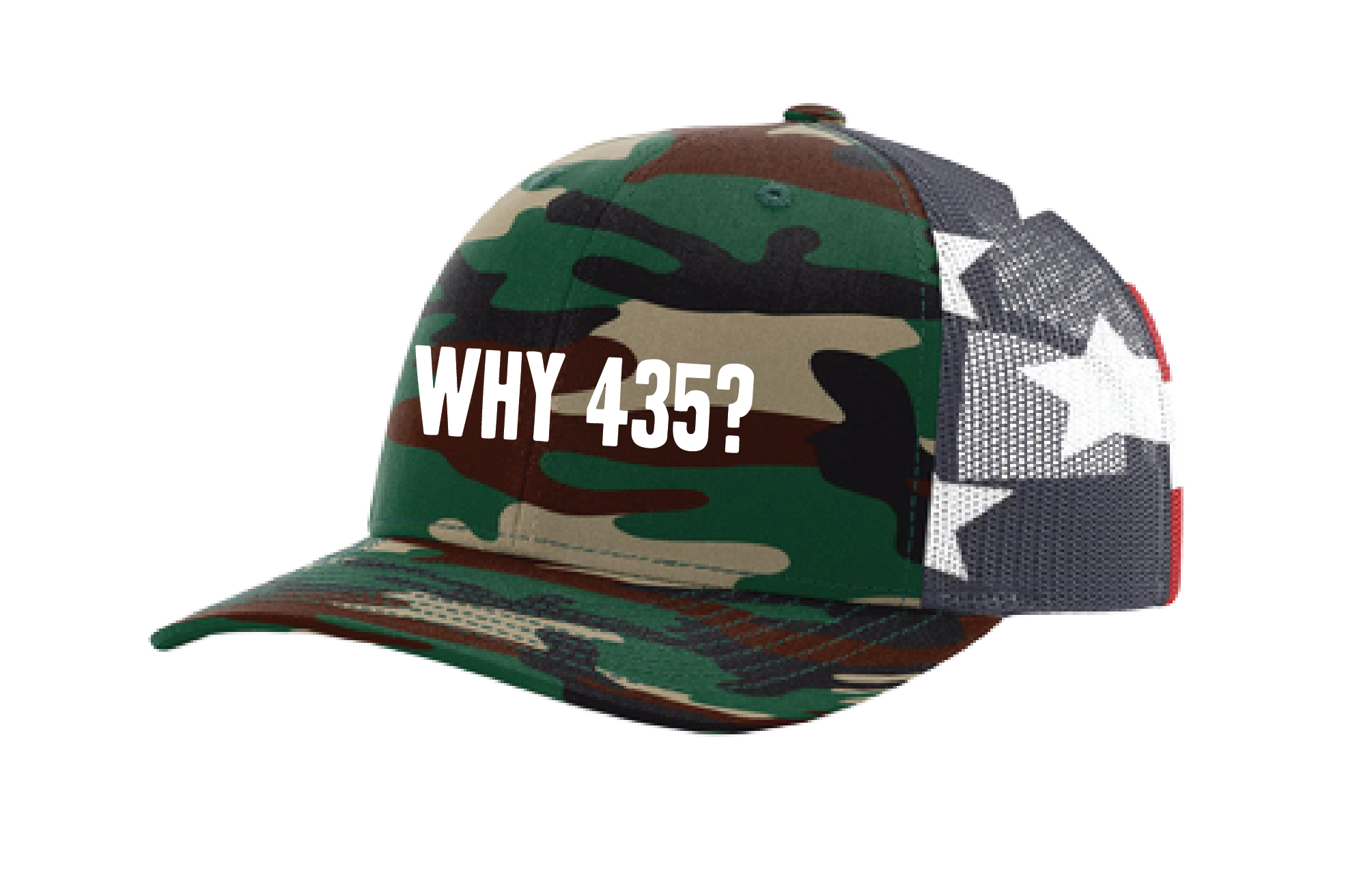American Flag Why 435? Hat