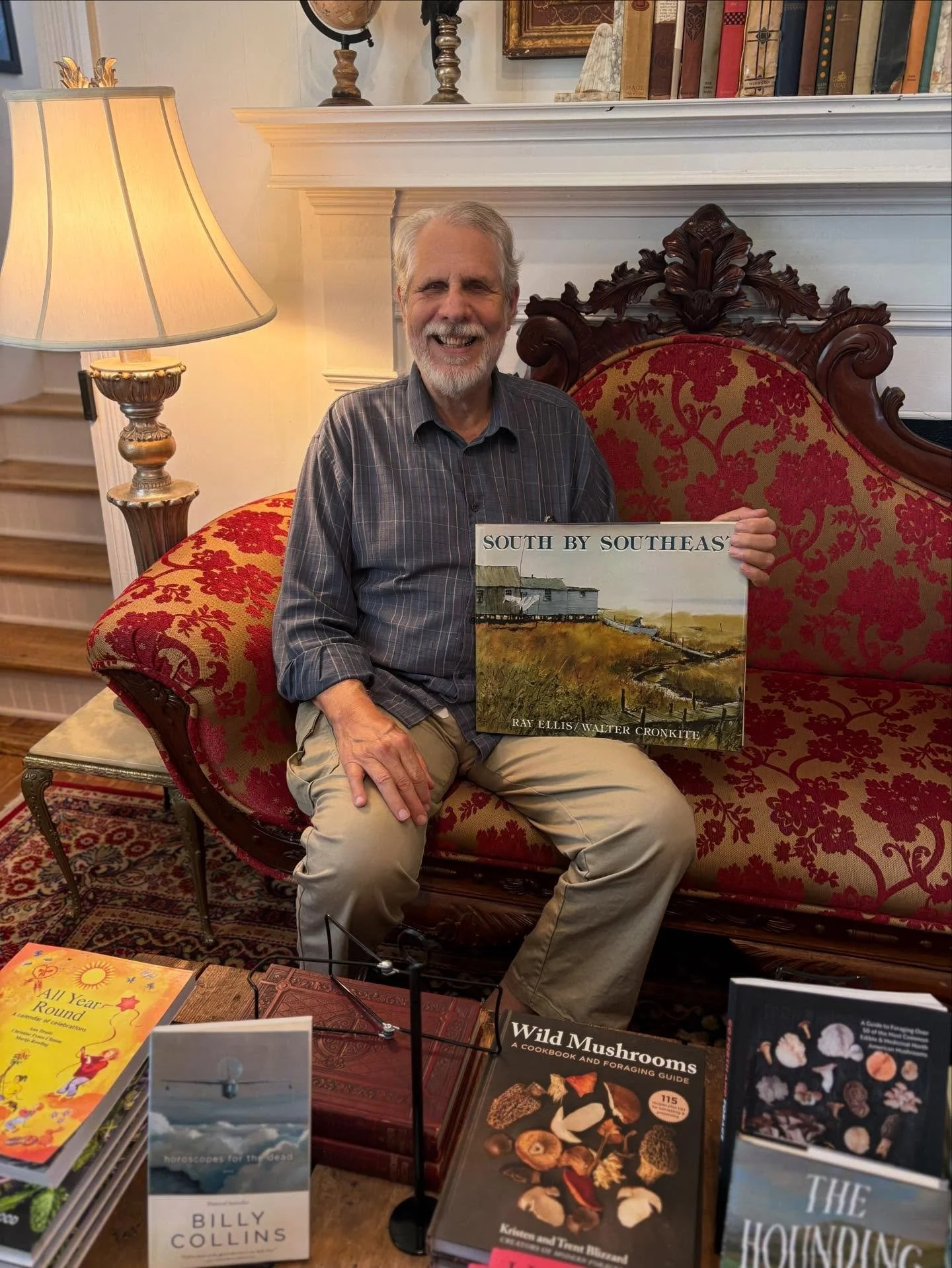 Steve is a local artist and regular patron of TBH (we know his drink by heart- Americano with &ldquo;too much sugar&rdquo; and cream ☺️). He has been scouring used bookstores for this book for about 45 years and he found it here yesterday! 
**See his