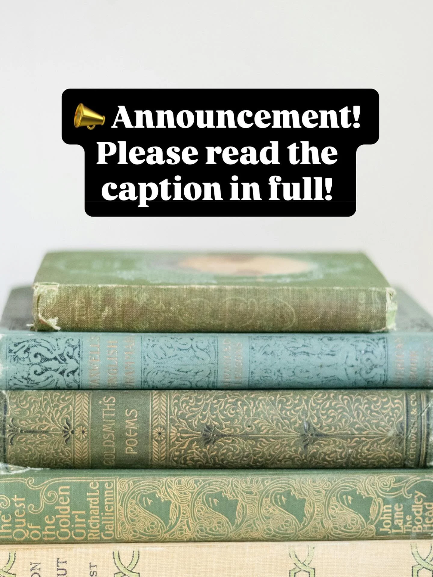 &bull;&bull;&bull;&bull;&bull;&bull;&bull;&bull;&bull;&bull;&bull;&bull;&bull;&bull;&bull;&bull;&bull;&bull;&bull;

Good afternoon friends of The Book House! 

As much as we appreciate your book donations, please understand that we have guidelines an