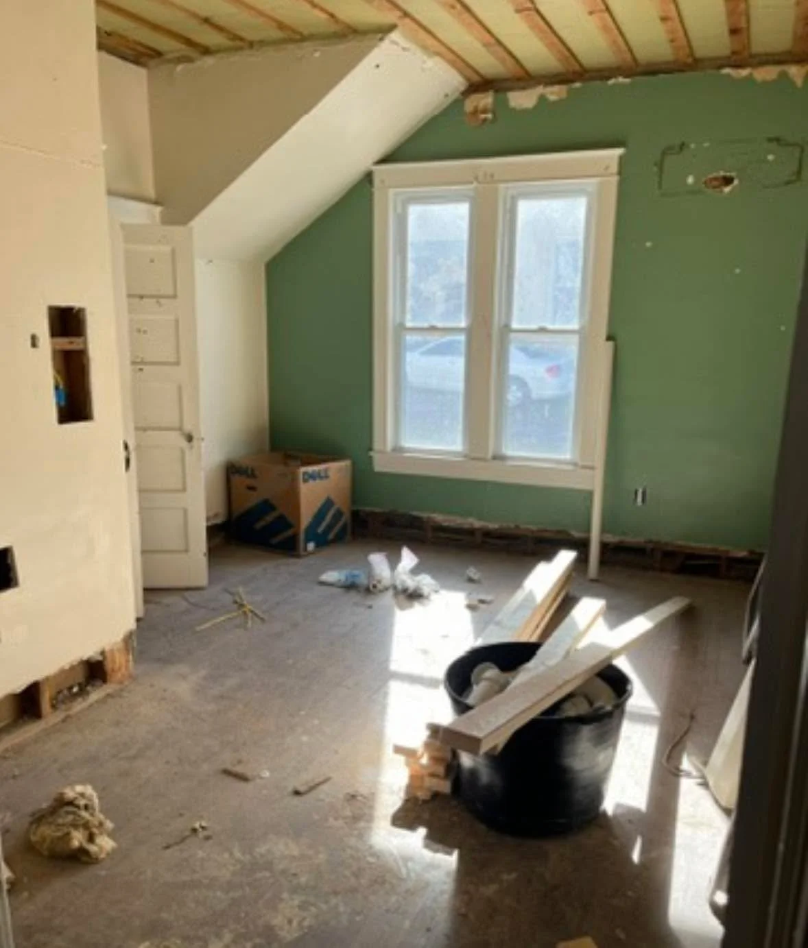 In preparation for our 2nd birthday, we are having fun reminiscing! Play along with us: what room is this? Any guesses?
