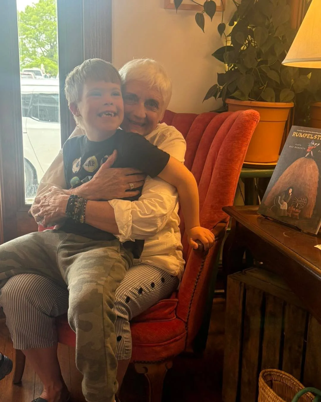 We&rsquo;re lucky when we get to spend time with wonderful people at The Book House. This little friend came in and wanted all the hugs and conversation and we were happy to oblige!