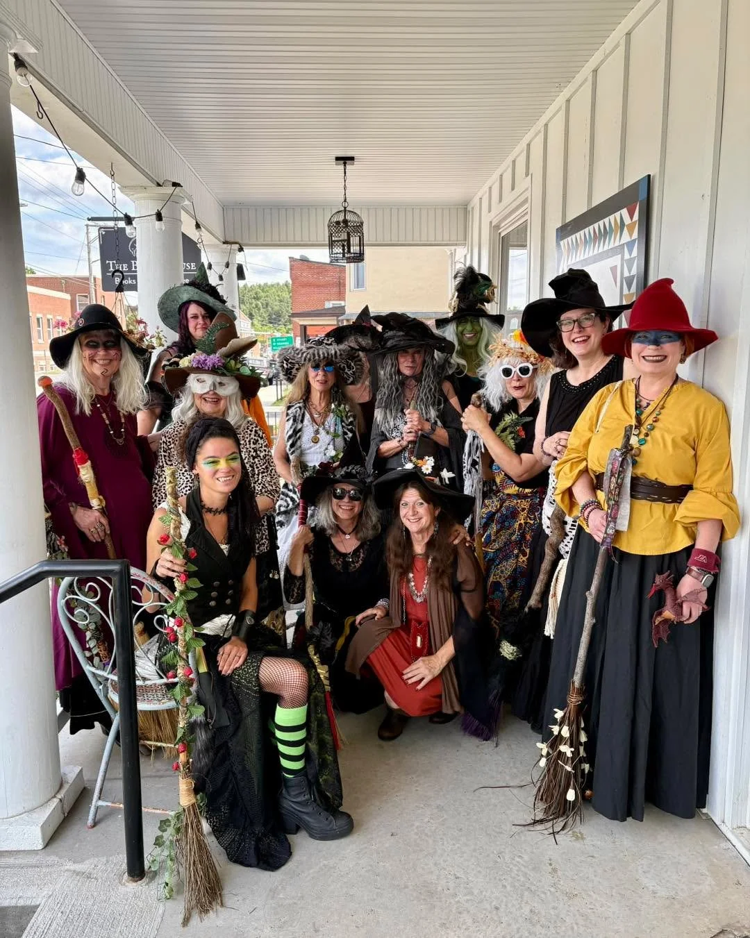 You never know what you&rsquo;ll run into at The Book House! Thank you to the Floyd Witches for stopping by. 

Don&rsquo;t forget this week we have our first Open Mic Poetry Night this Thursday at 7pm. We also have our Zine workshop Saturday at 2pm. 