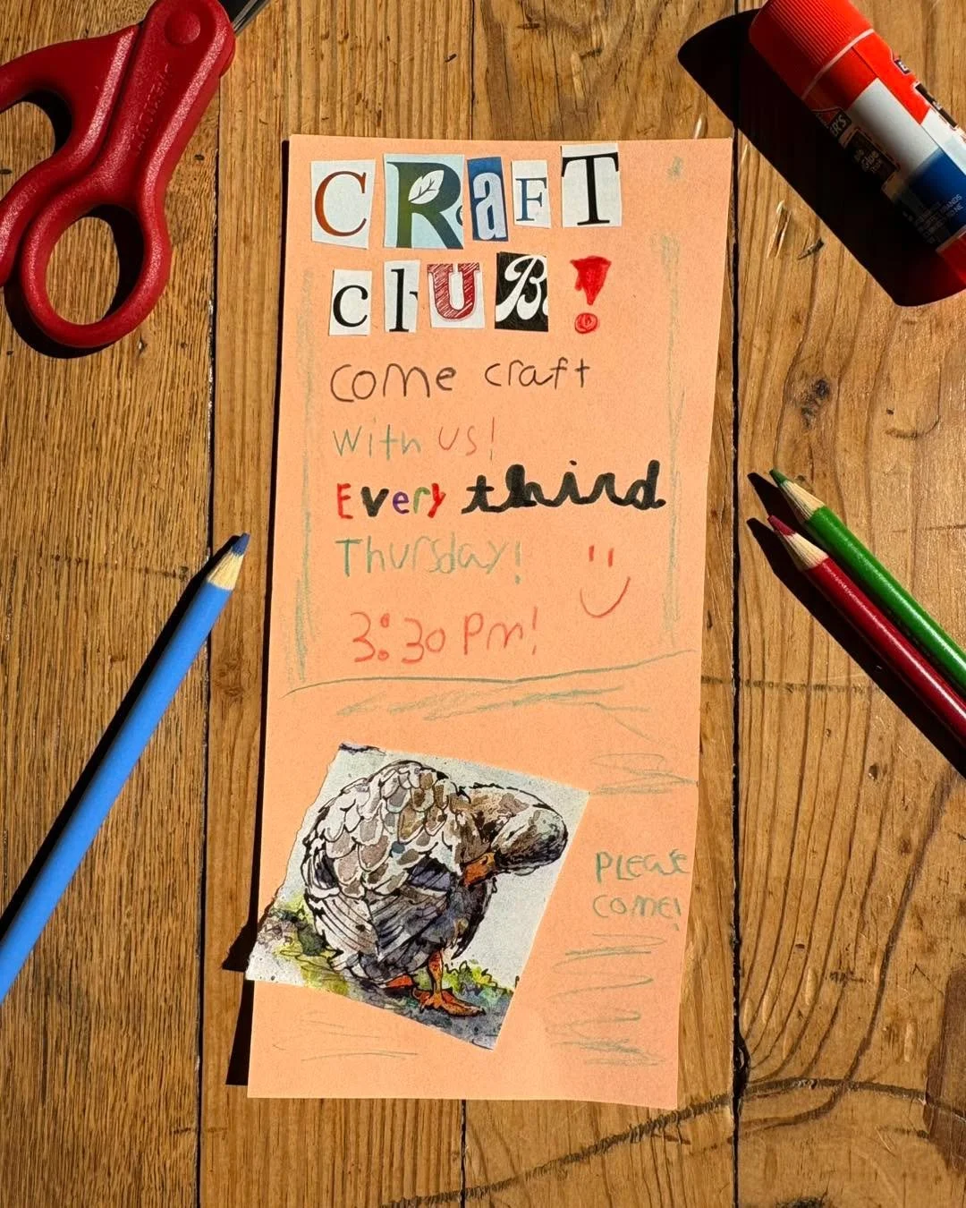 As you know, we&rsquo;re always trying to find more ways to be analog! Forever encouraging the workings of human hands and minds. So we created The Book House Craft Club! A monthly get together to create in community. 

Join us every third Thursday! 