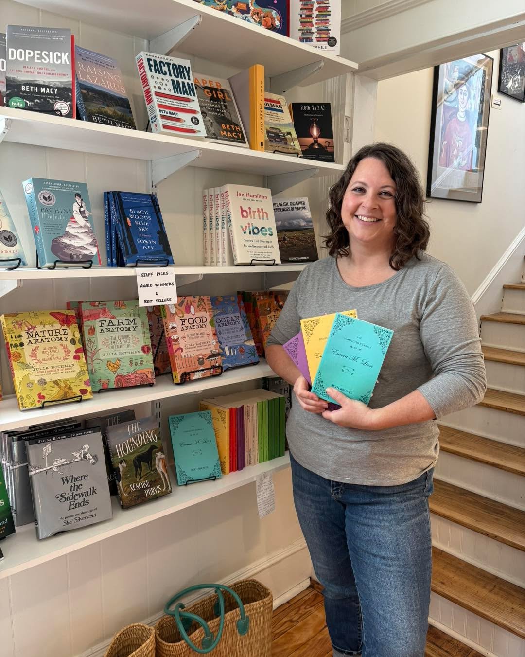 Meet Katie! She does a wonderful job of keeping our shelves stocked with books! If you frequent our shop, you likely already know (and love) her. You may also have received a book recommendation from her! 

Like this one on The Unselected Journals of