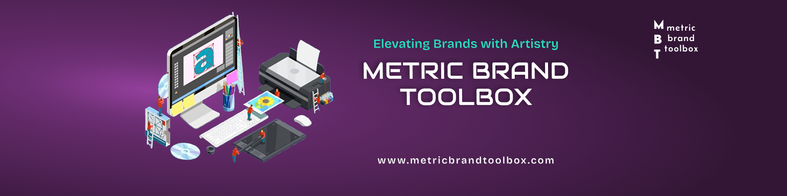 A facebook and/or linkedln social media banner of Metric Brand Toolbox company.