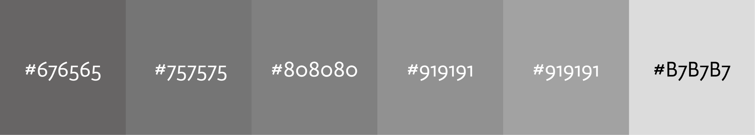 Light gray color scheme