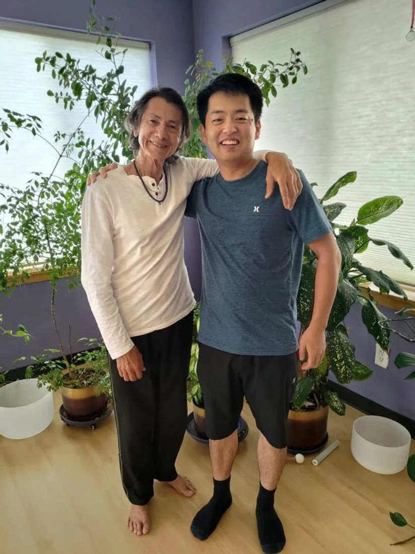 David Roma and Yuzuki poses for a photo together
