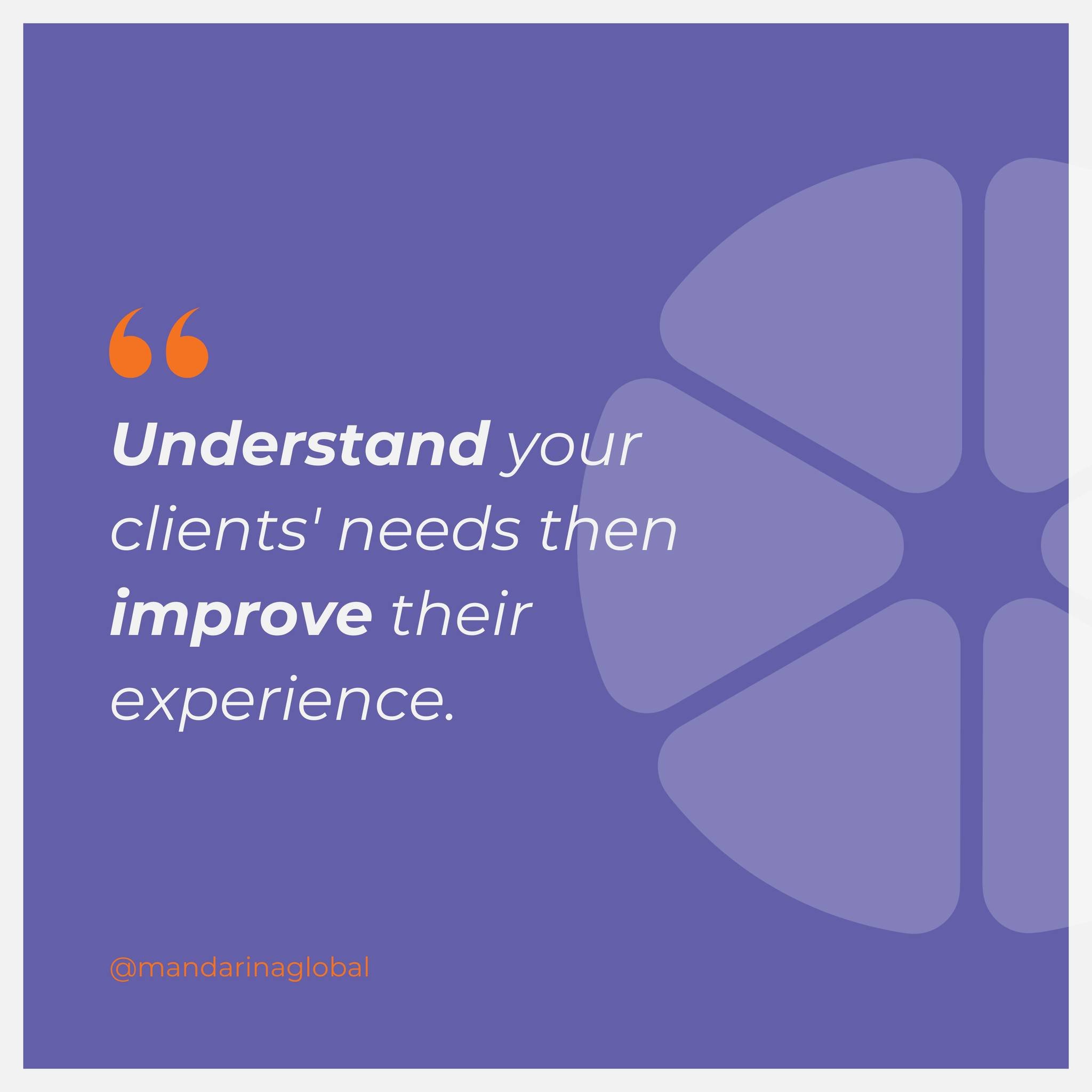 🇨🇦 Do you want to enhance your clients' experience? Approach them with deep curiosity! Each client is unique, and addressing them as if it were the first time brings surprising results. Results may include:

✔Increased loyalty
✔Higher retention
✔Mo